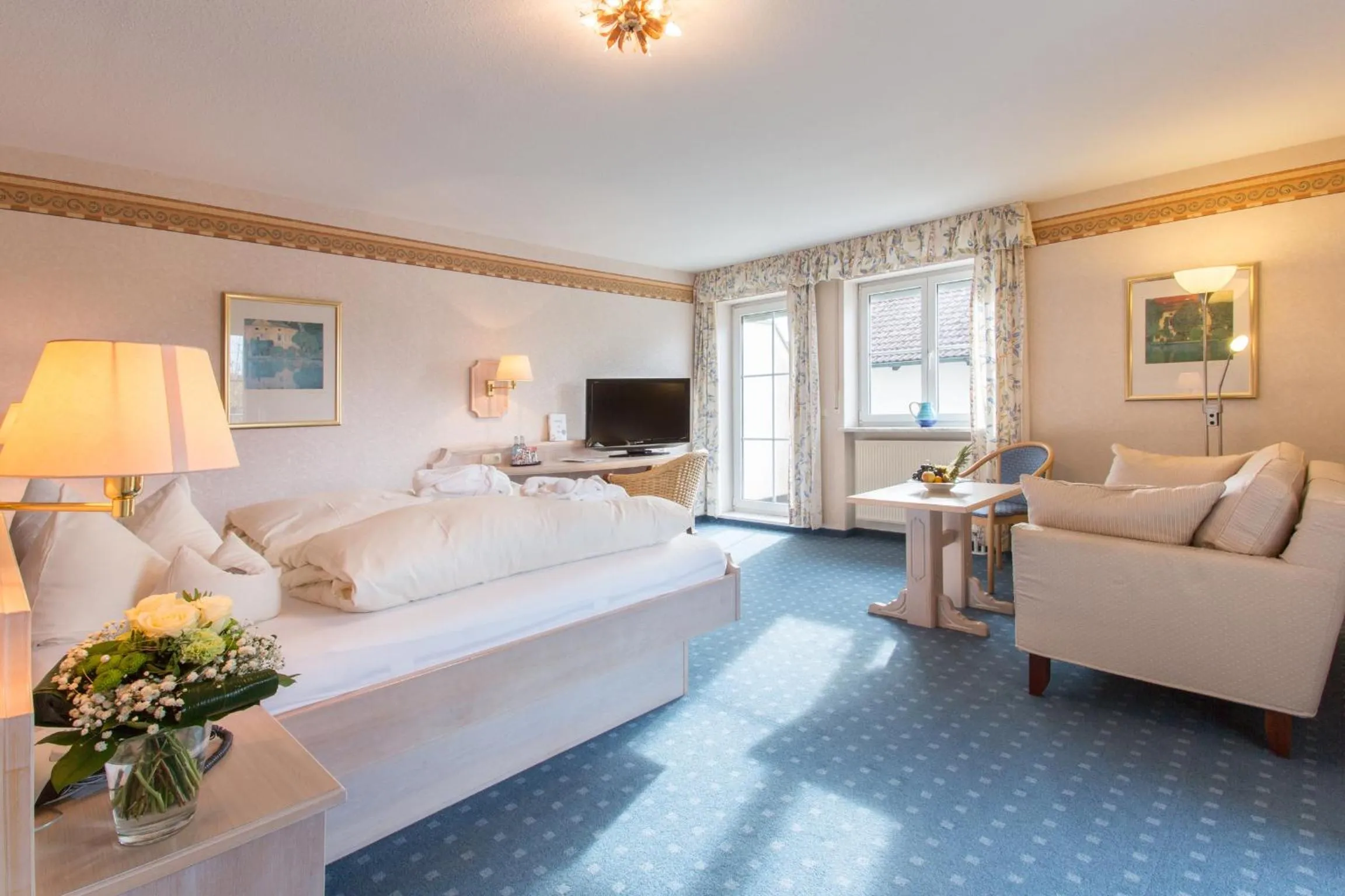 Bedroom, Bed in Hotel Bayernwinkel - Yoga & Ayurveda