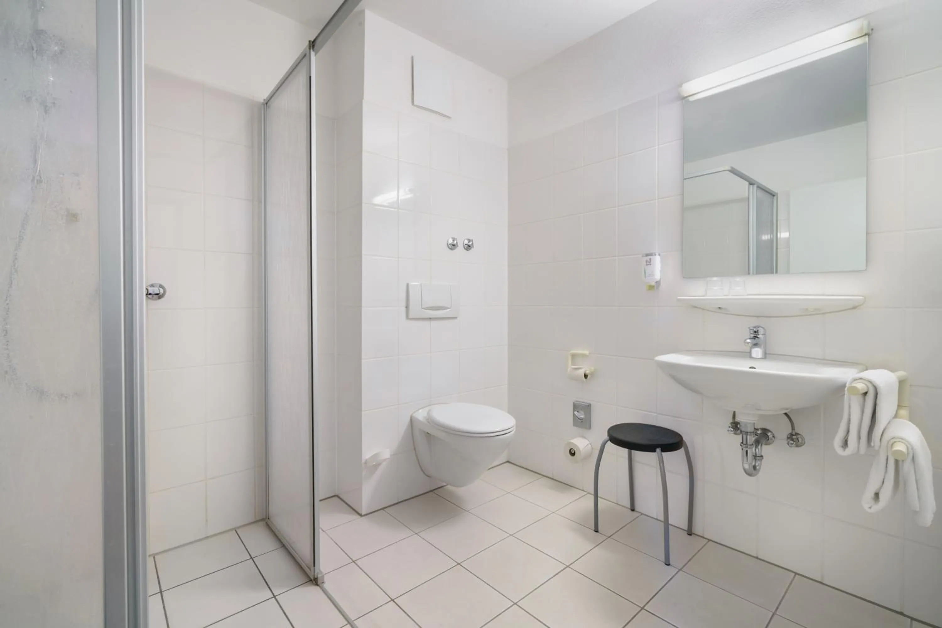 Shower in Hotel Hagemann Hamburg Hafen