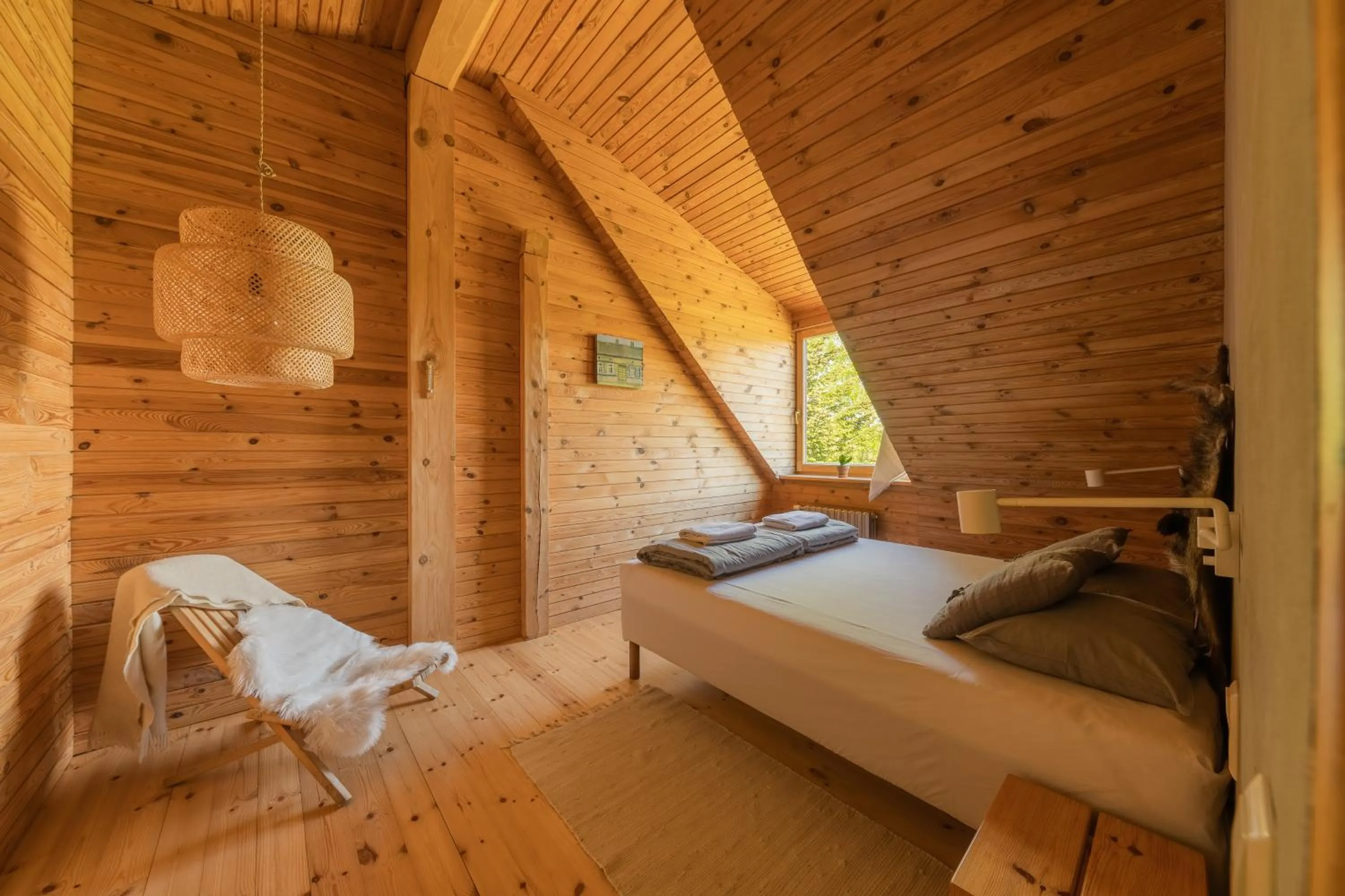 Bed in Vēju Paradīze