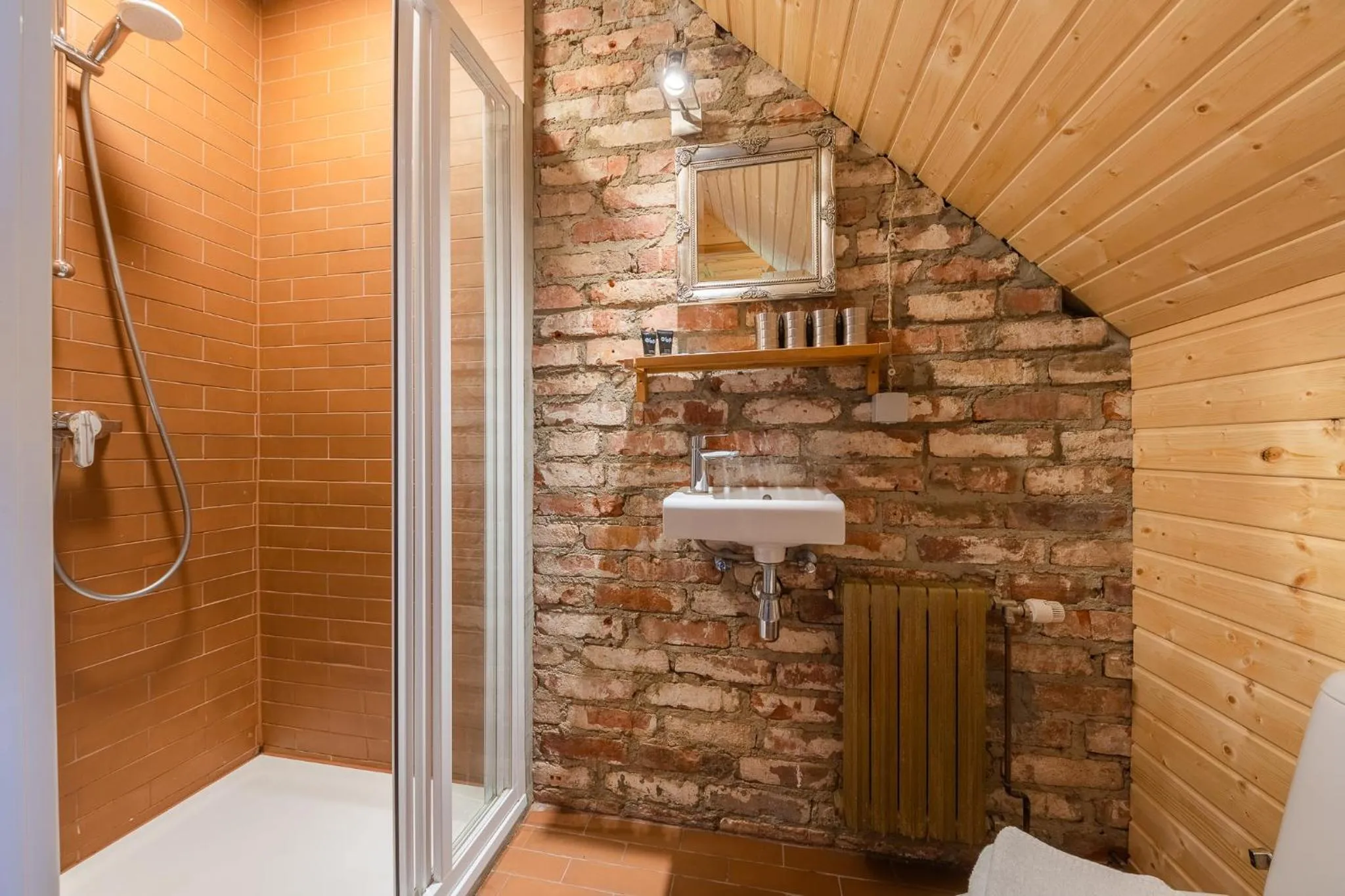 Shower in Vēju Paradīze