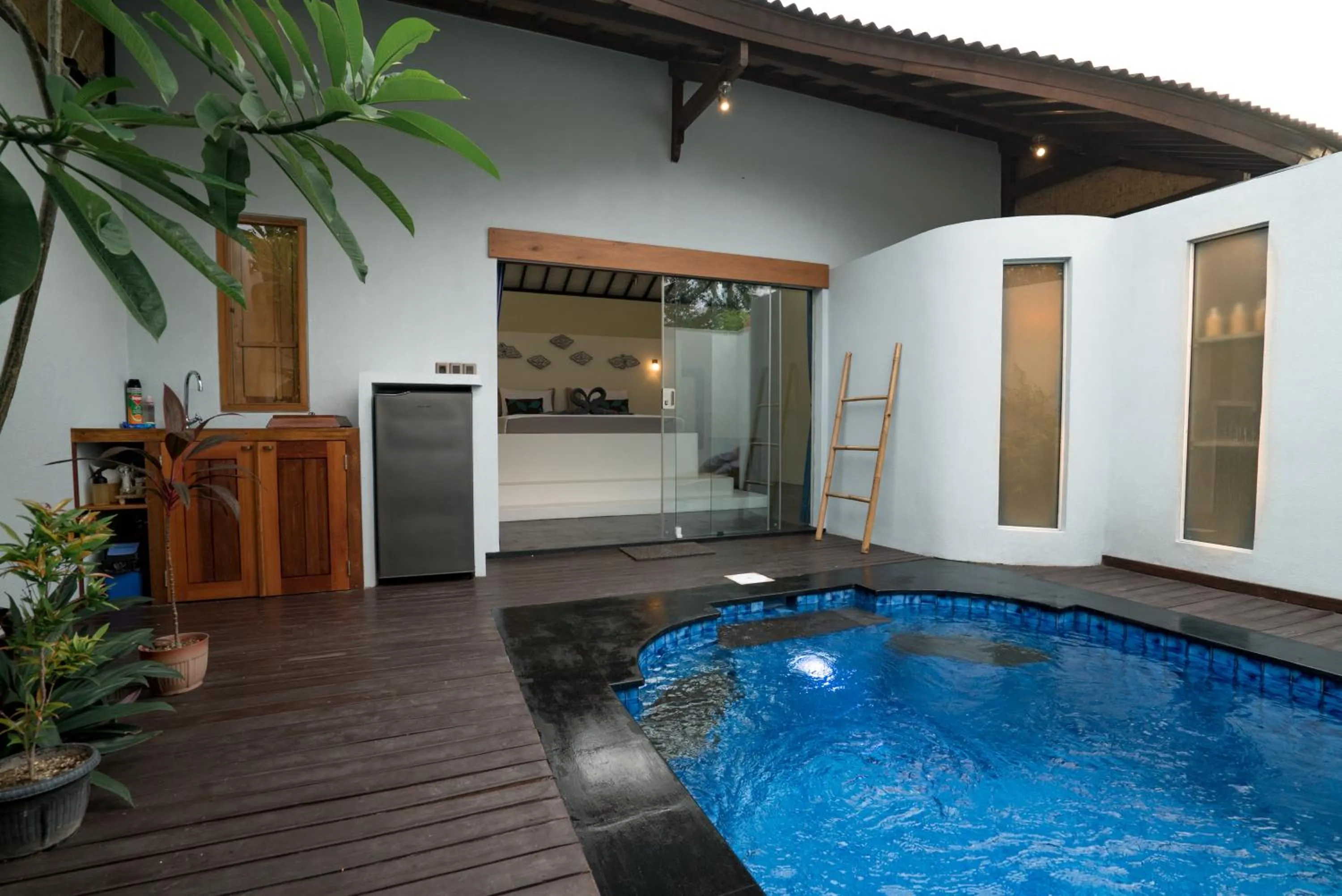 Patio in Stay Shark Villas Gili Air