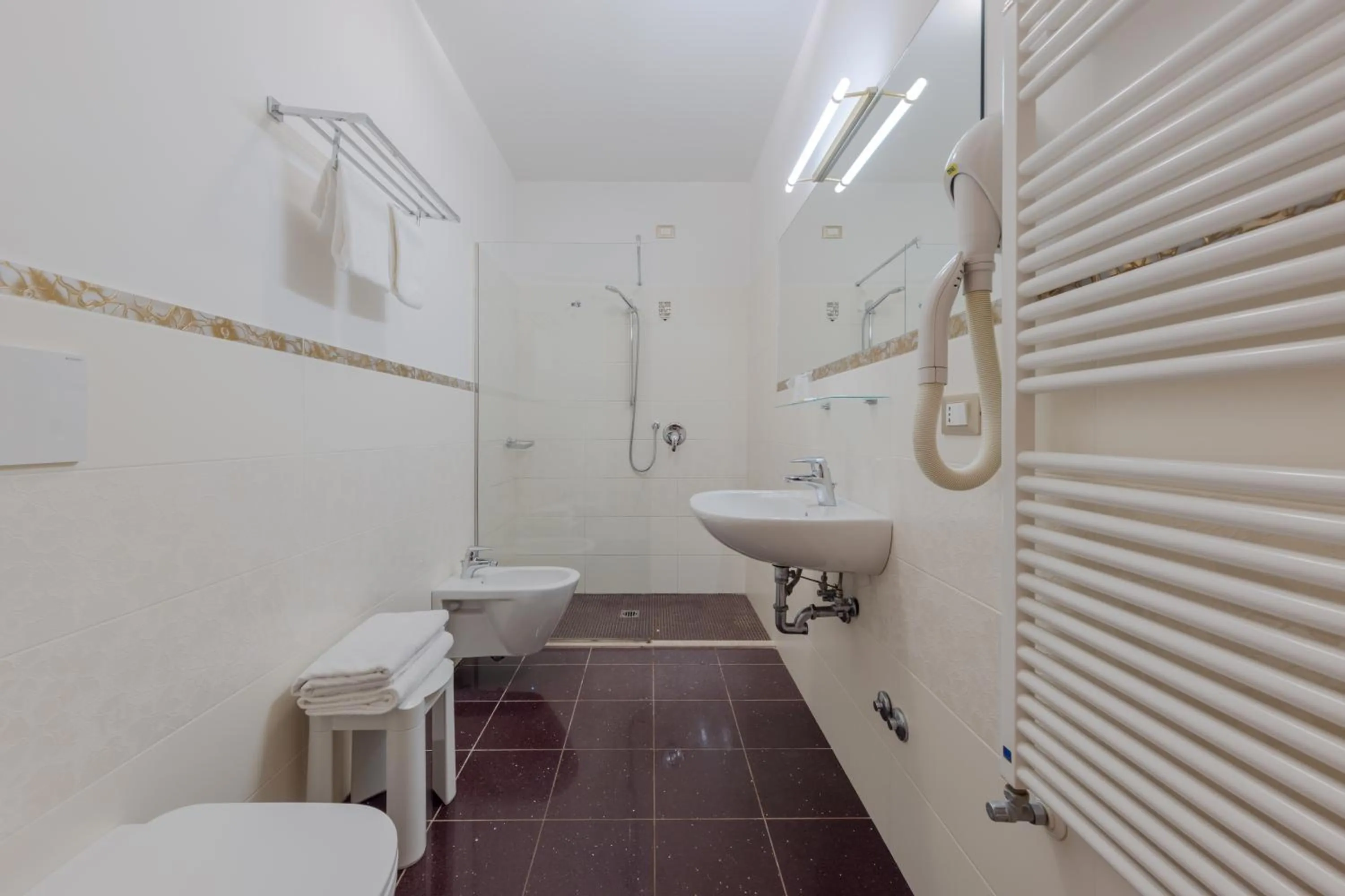 Shower in Hotel Marte