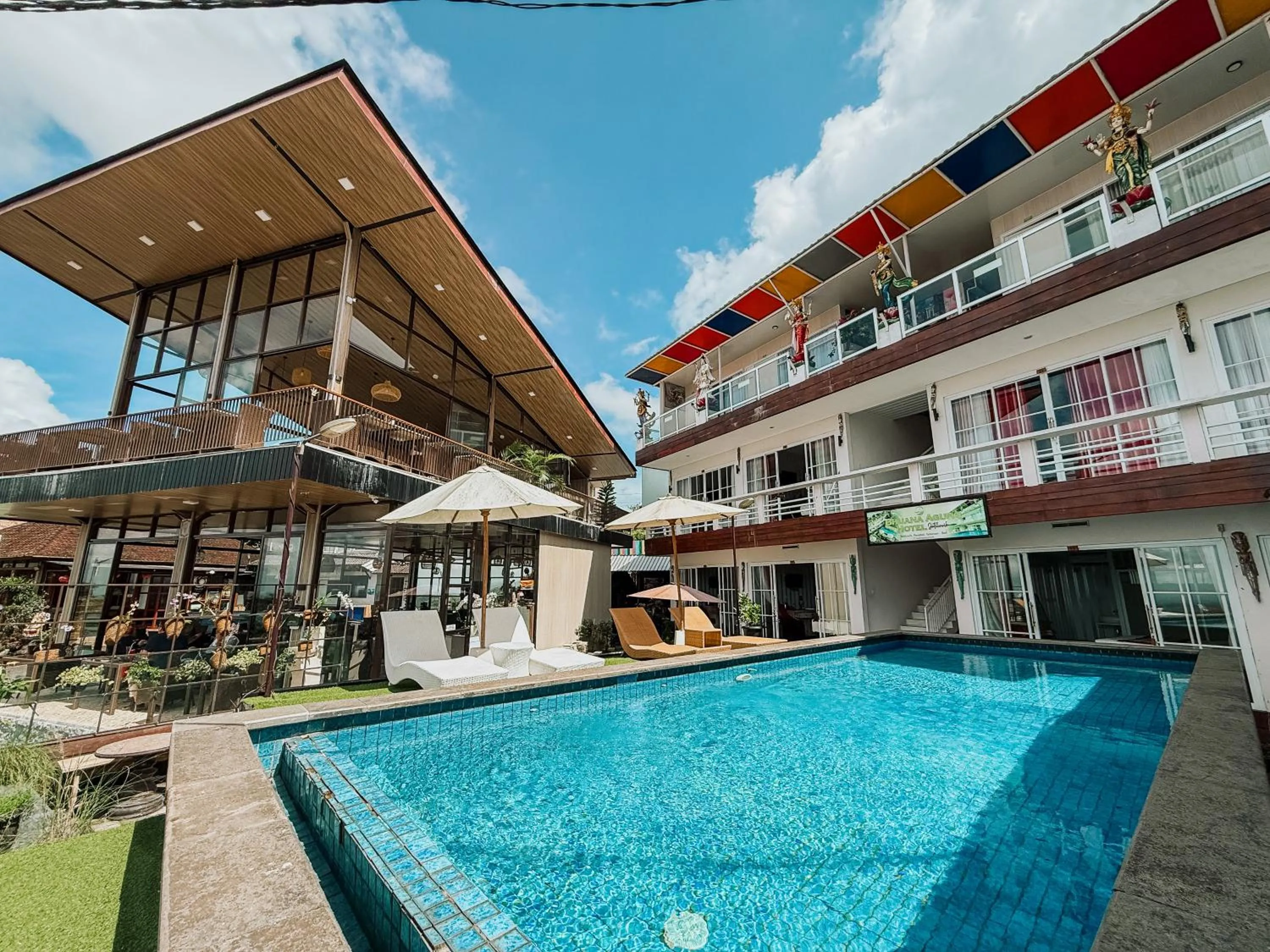 Property building in Bhuana Agung Villa and Restaurant