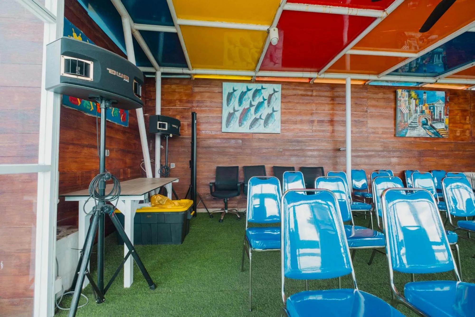 Meeting/conference room in Bhuana Agung Villa and Restaurant