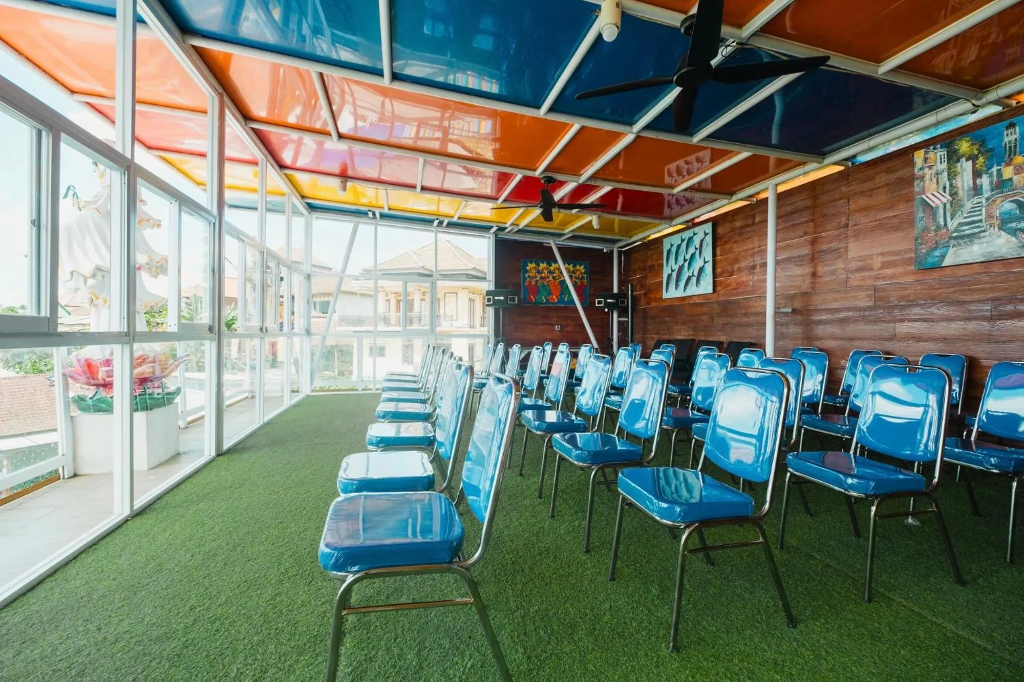 Meeting/conference room in Bhuana Agung Villa and Restaurant