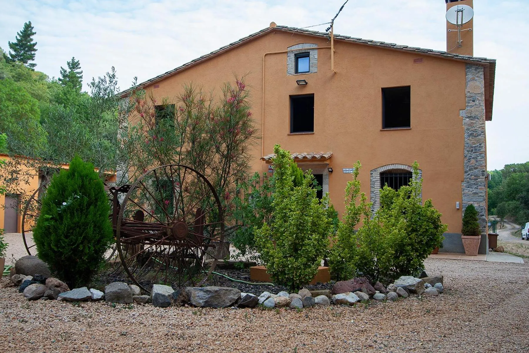 Garden view in Can Dalemus