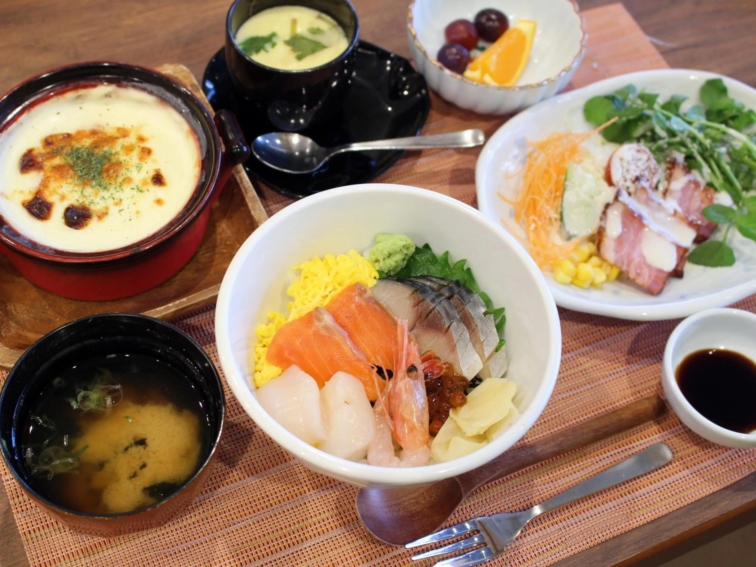 Food close-up in Hotel Higashimokoto