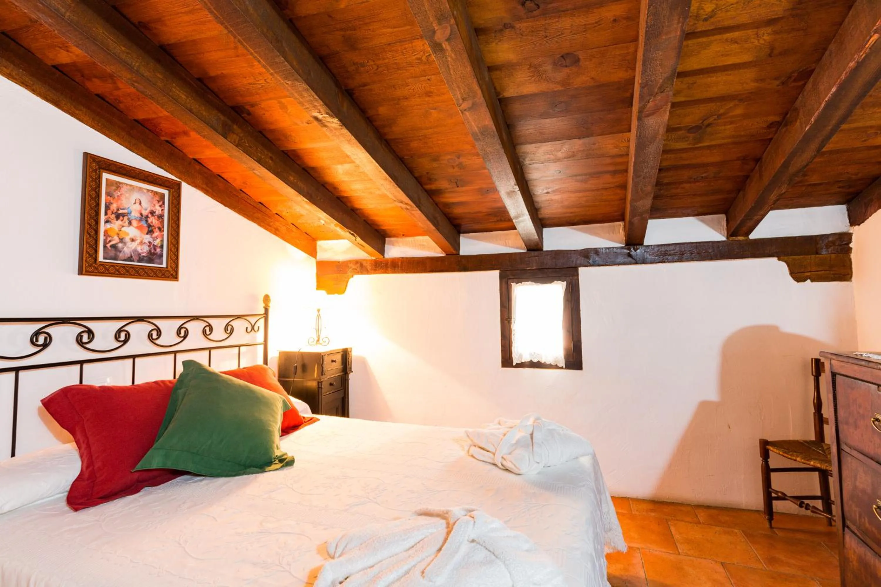 Bed in La Casa de los Soportales