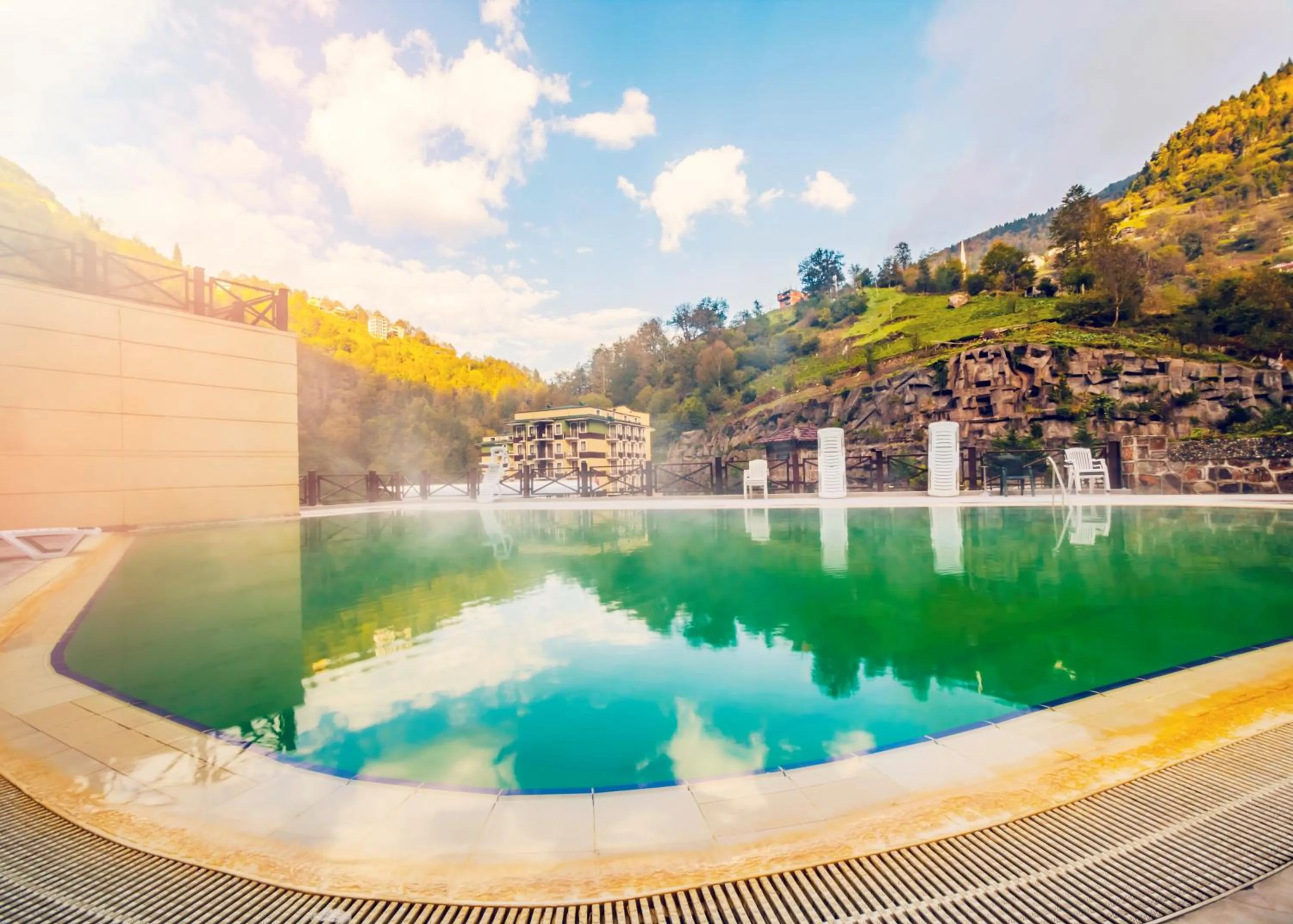 Pool view in Ridos Thermal Hotel & Spa