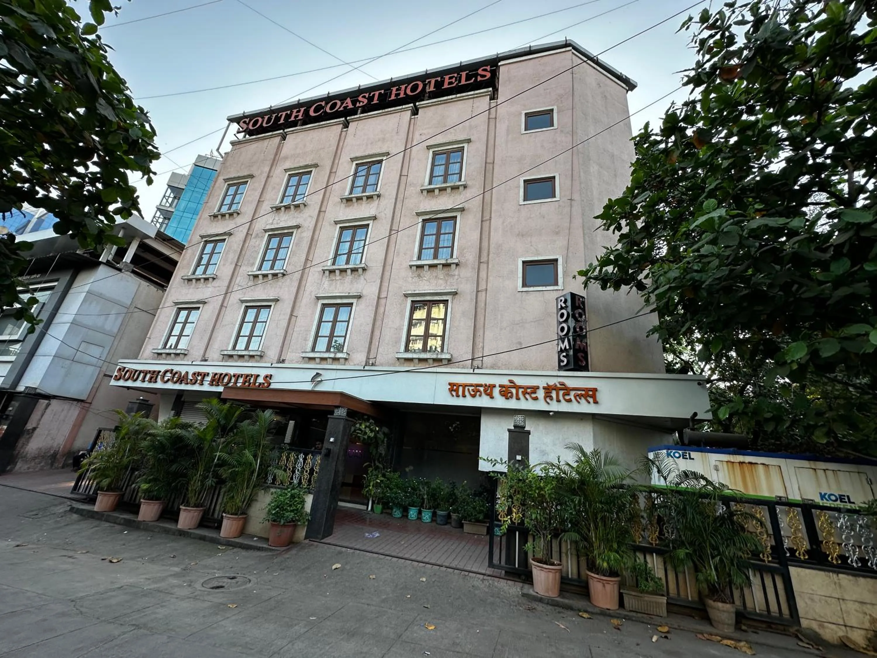 Property building in South Coast Hotel Wagle Estate Thane