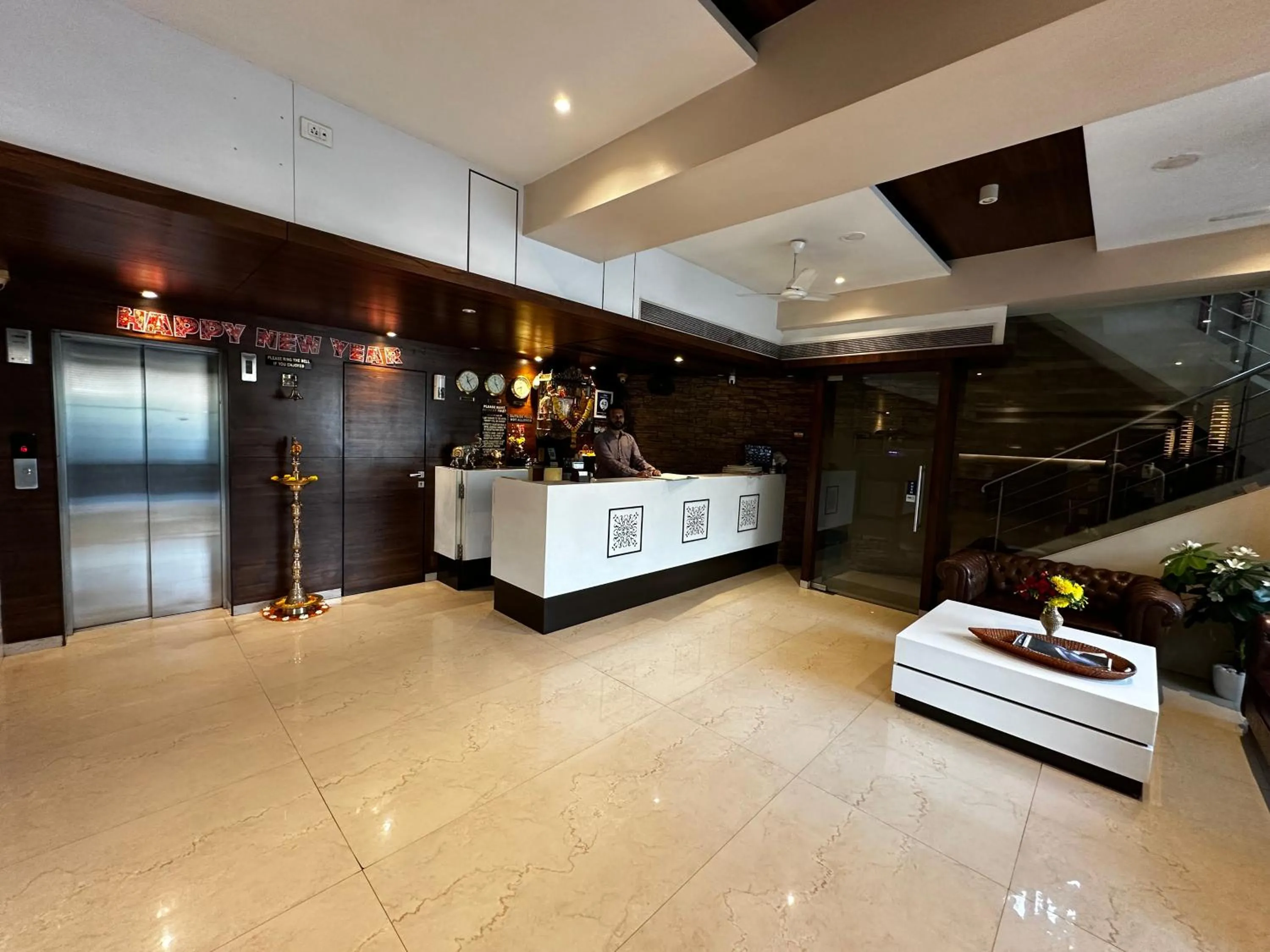 Lobby or reception in South Coast Hotel Wagle Estate Thane