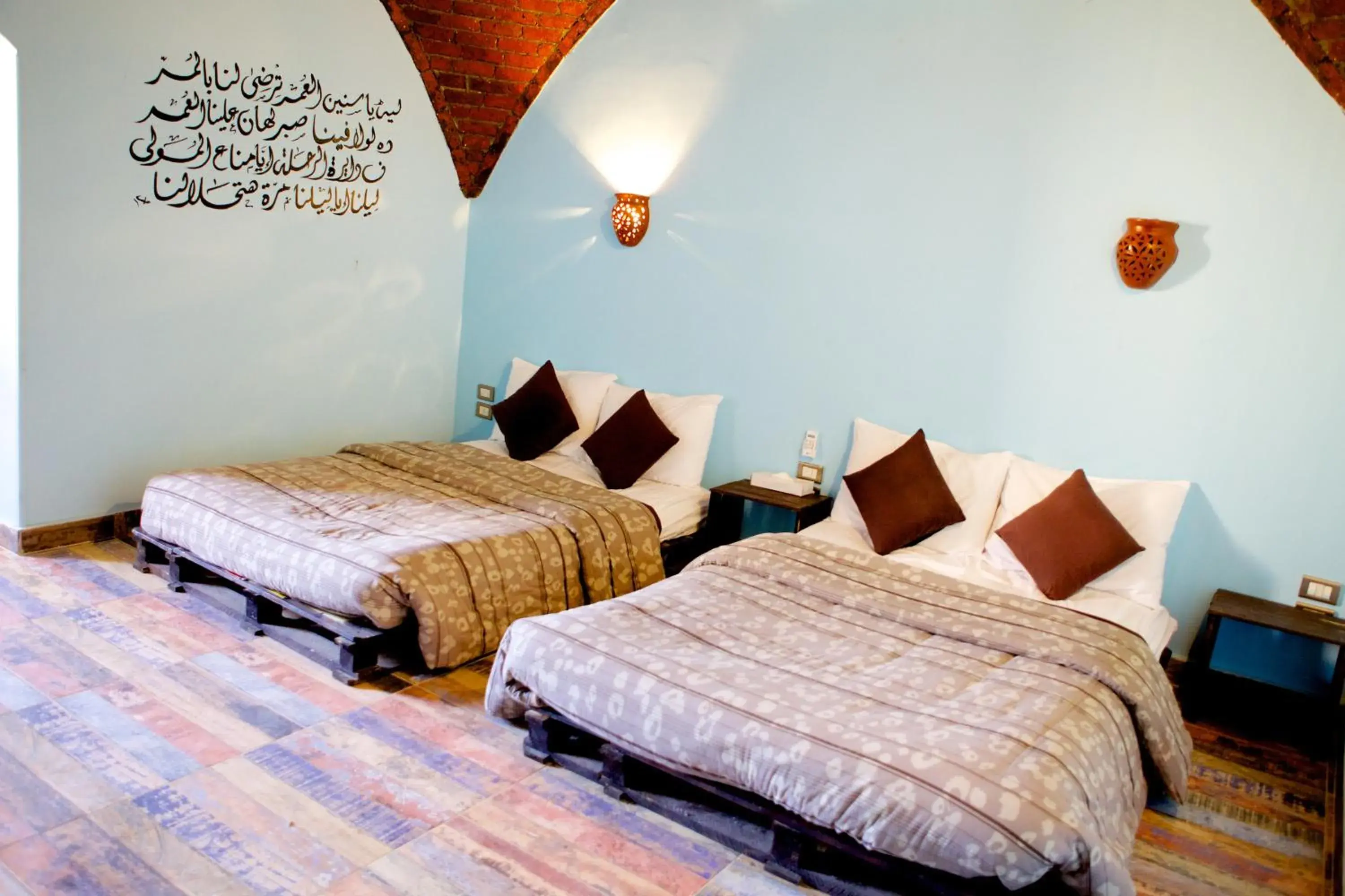 Deluxe Quadruple Room in Hadouta Masreya Nubian Guest House Deluxe Quadruple Room in Hadouta Masreya Nubian Guest House