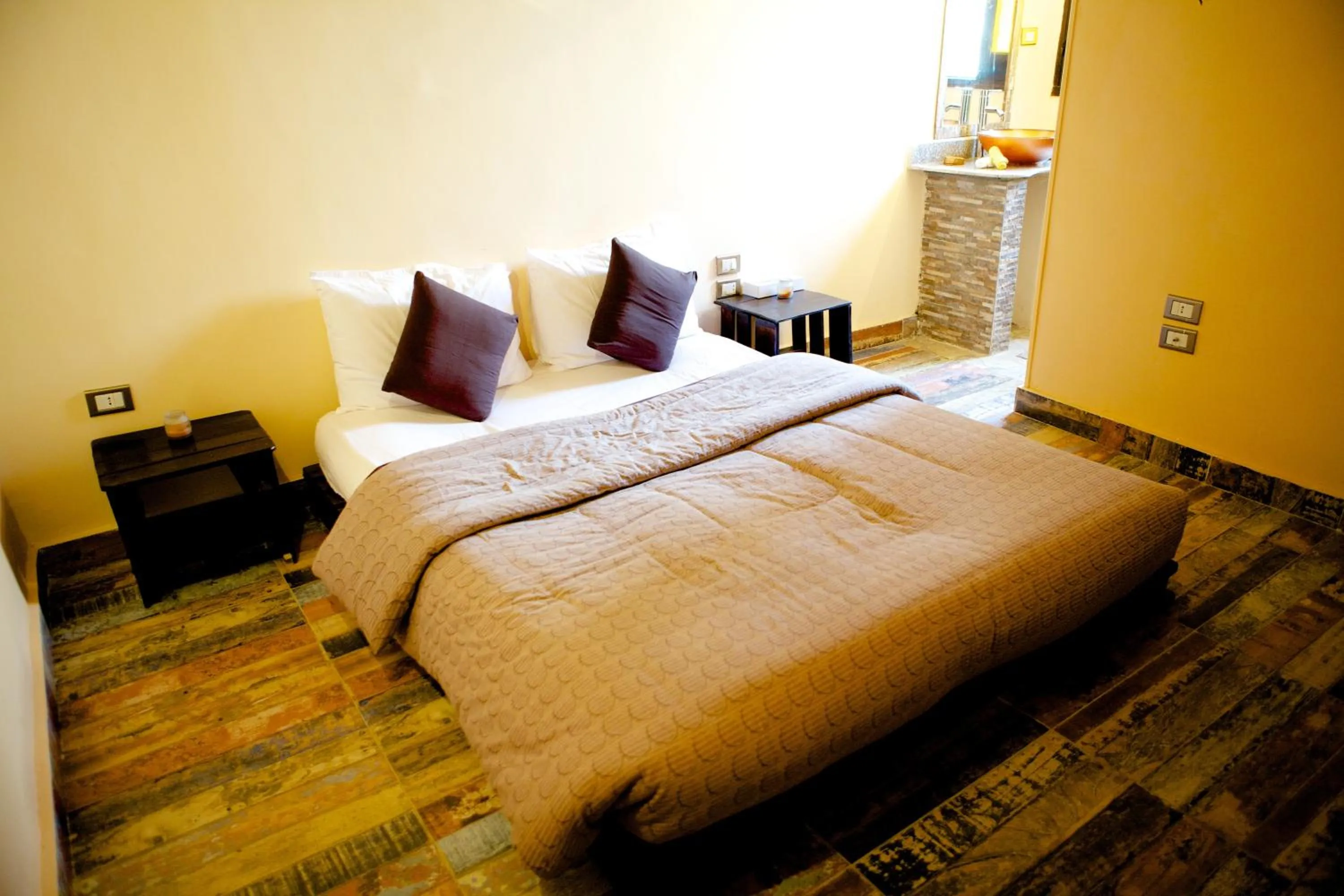 Bed in Hadouta Masreya Nubian Guest House