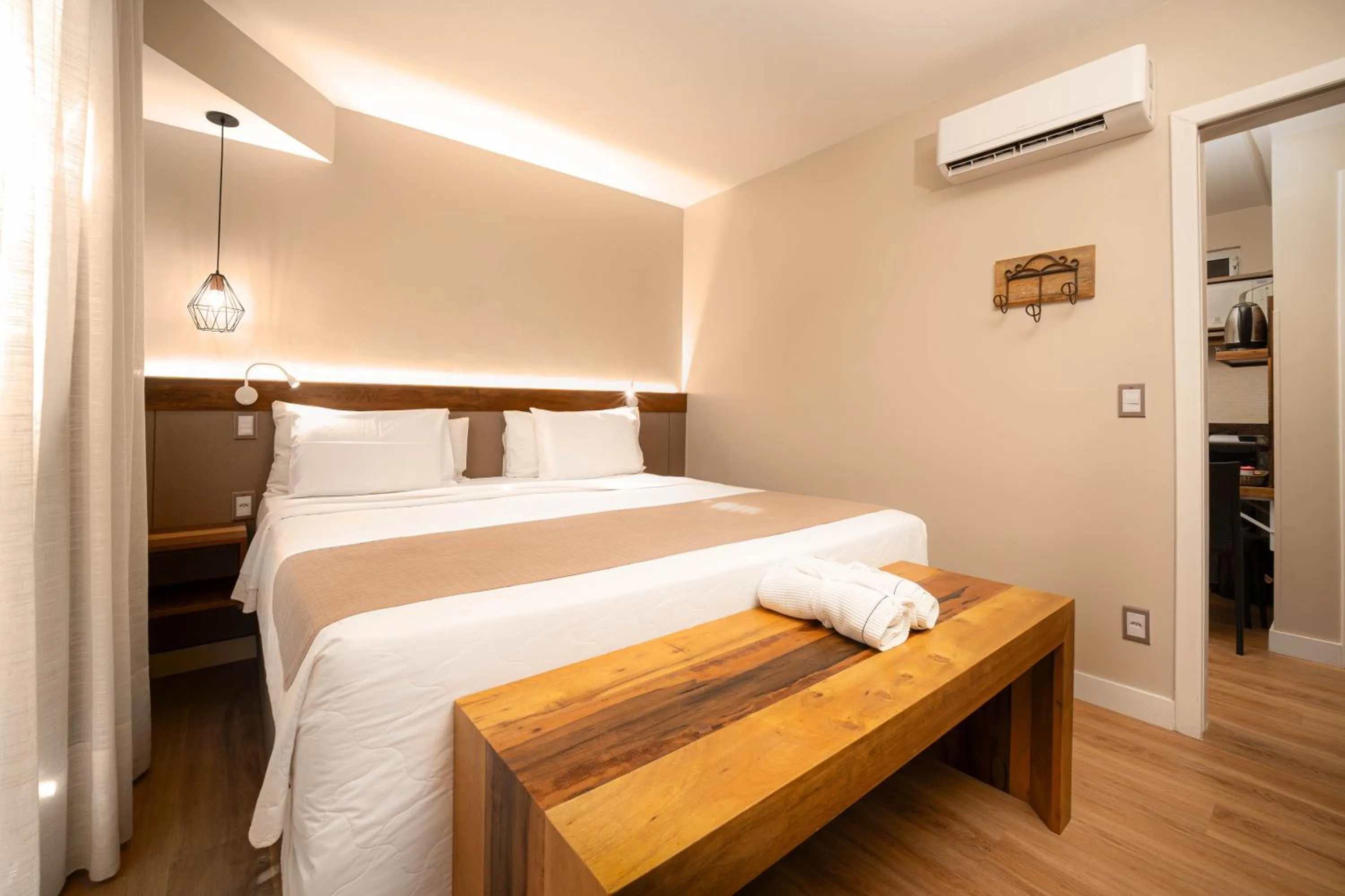 Bed in Pousada dos Sonhos