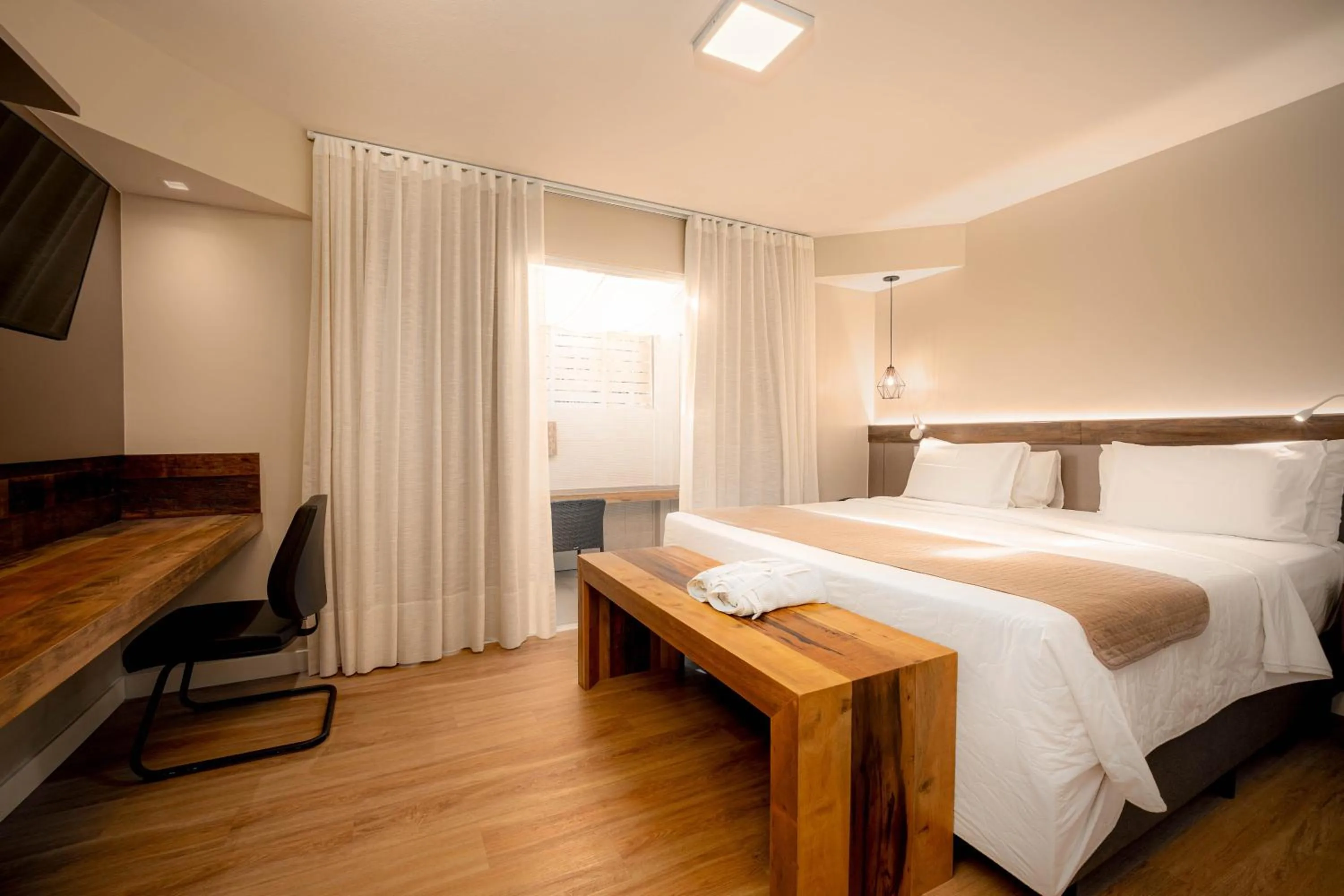 Bed in Pousada dos Sonhos