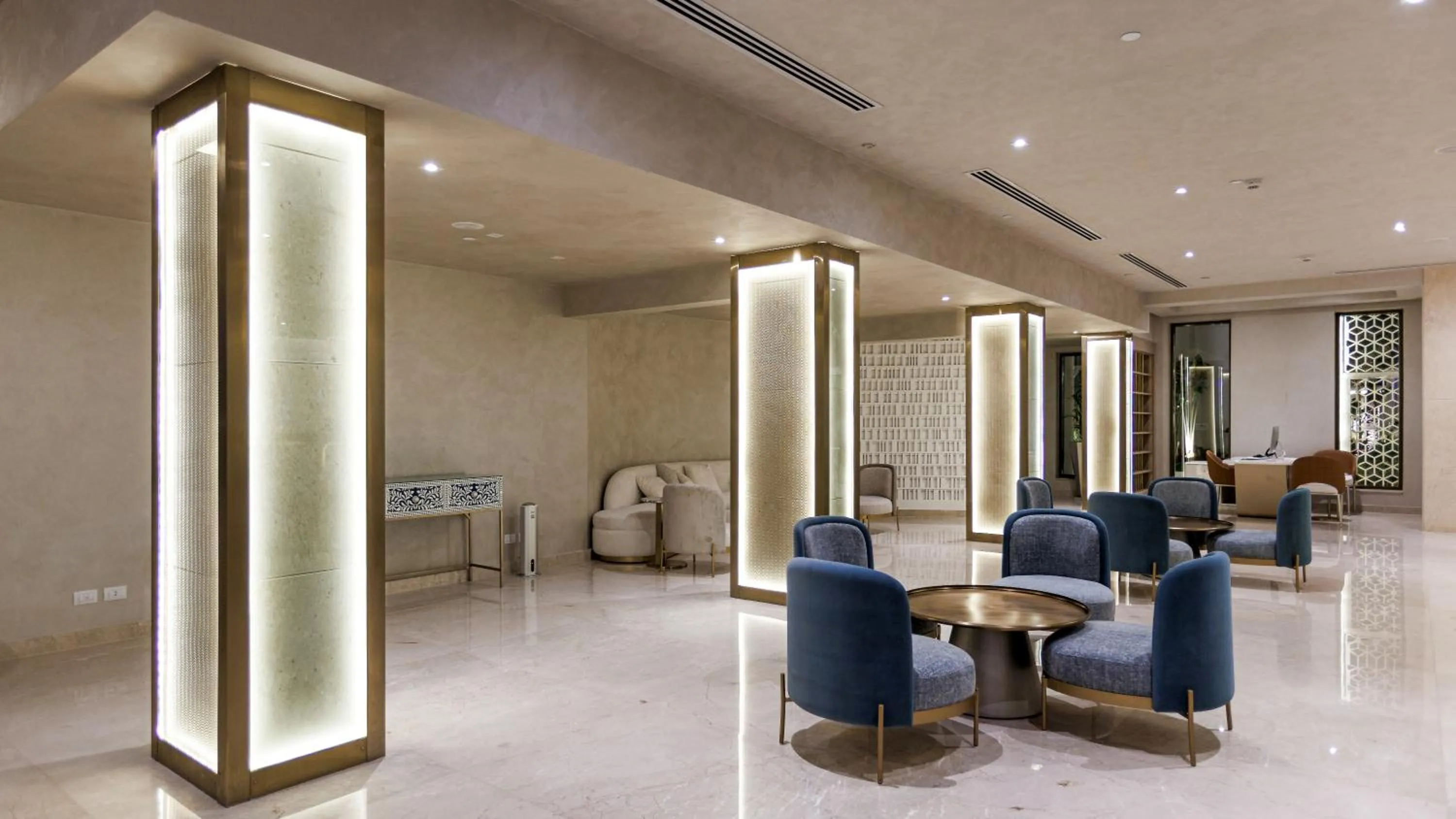 Seating area in Sunrise Remal Beach Resort