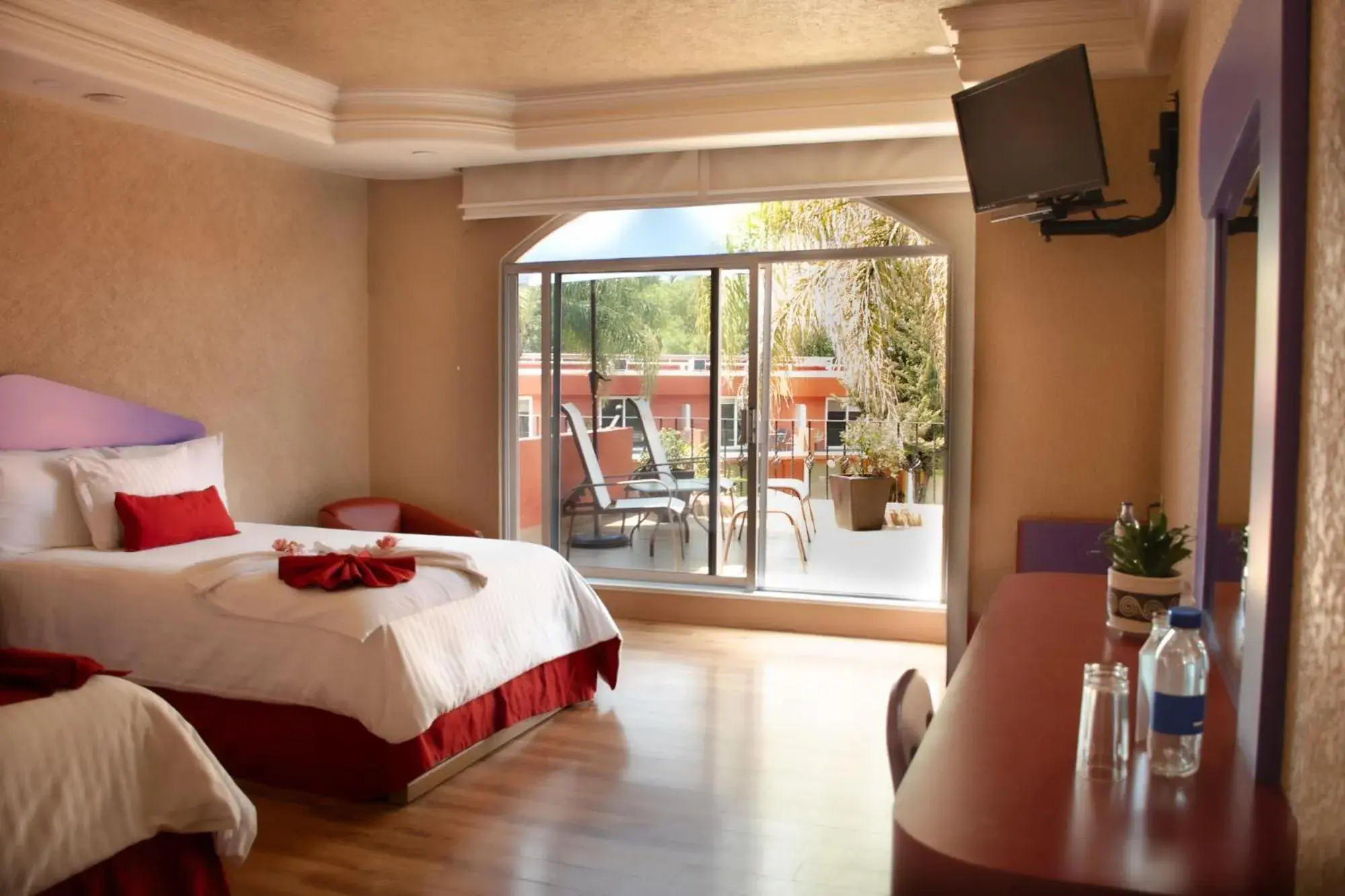Twin Room with Balcony in GS Quinto Sol Teotihuacan Twin Room with Balcony in GS Quinto Sol Teotihuacan