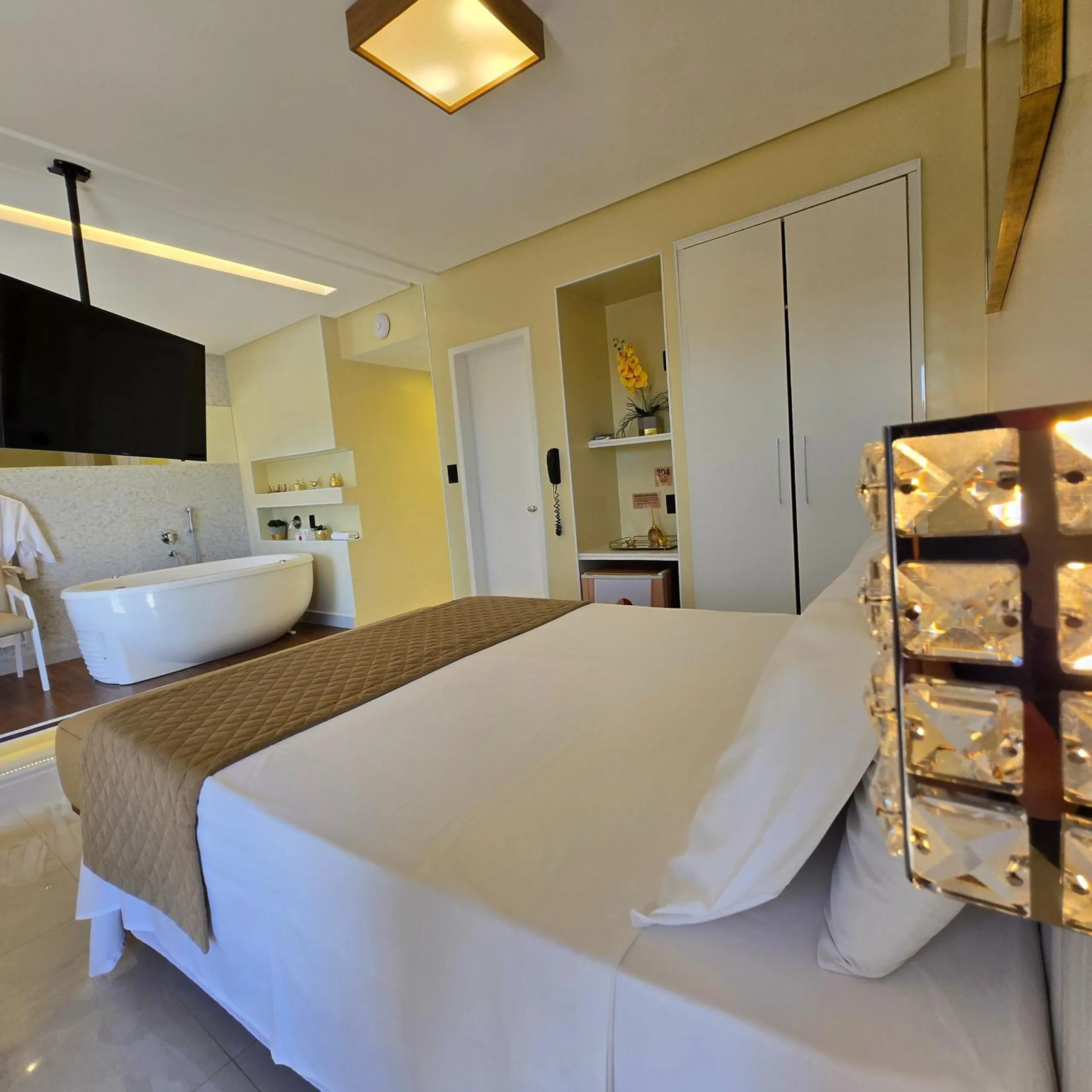 Bed in Jatobá Praia Hotel