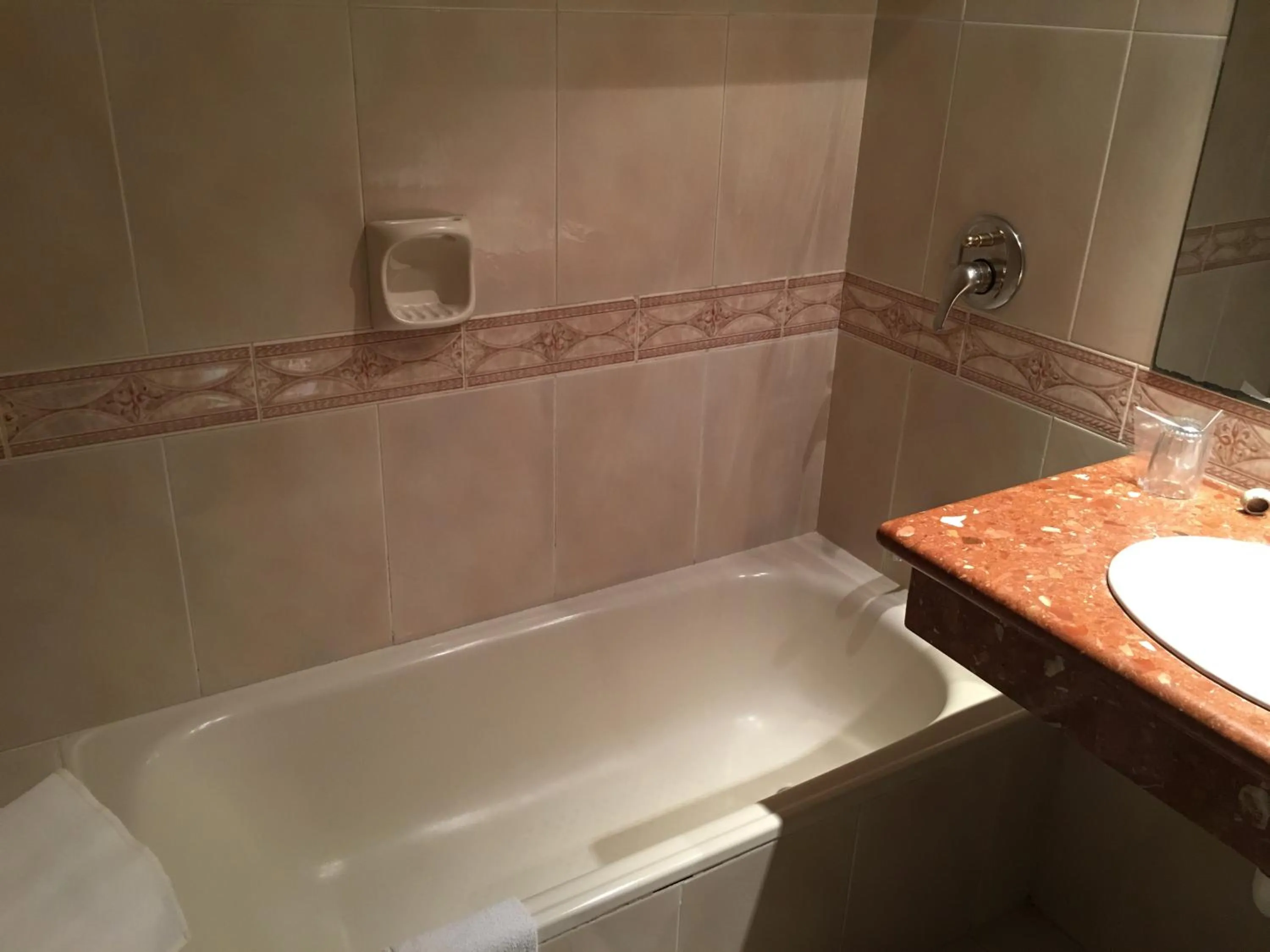 Bathroom in Crystal Palace Hotel