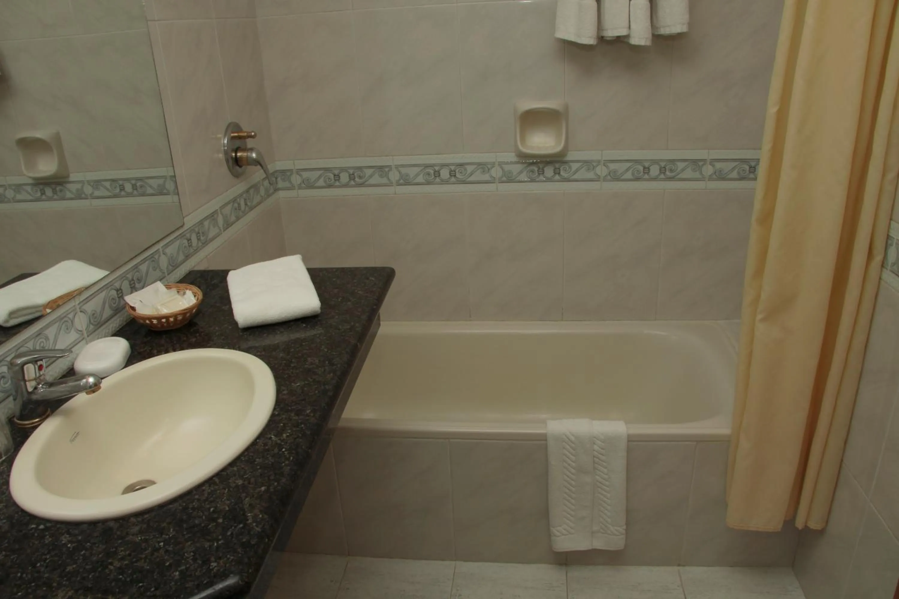 Bathroom in Crystal Palace Hotel