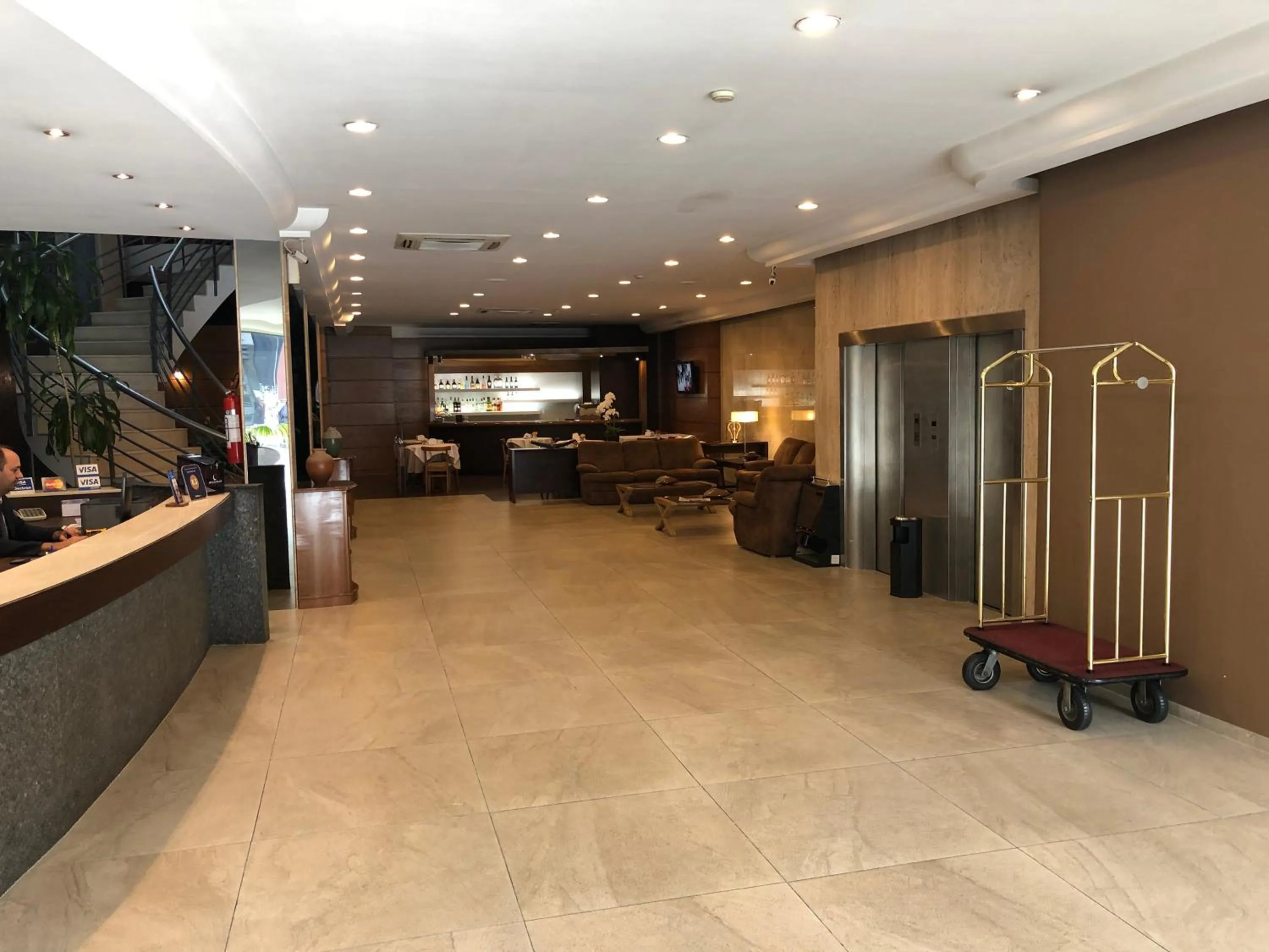 Lobby or reception in Crystal Palace Hotel