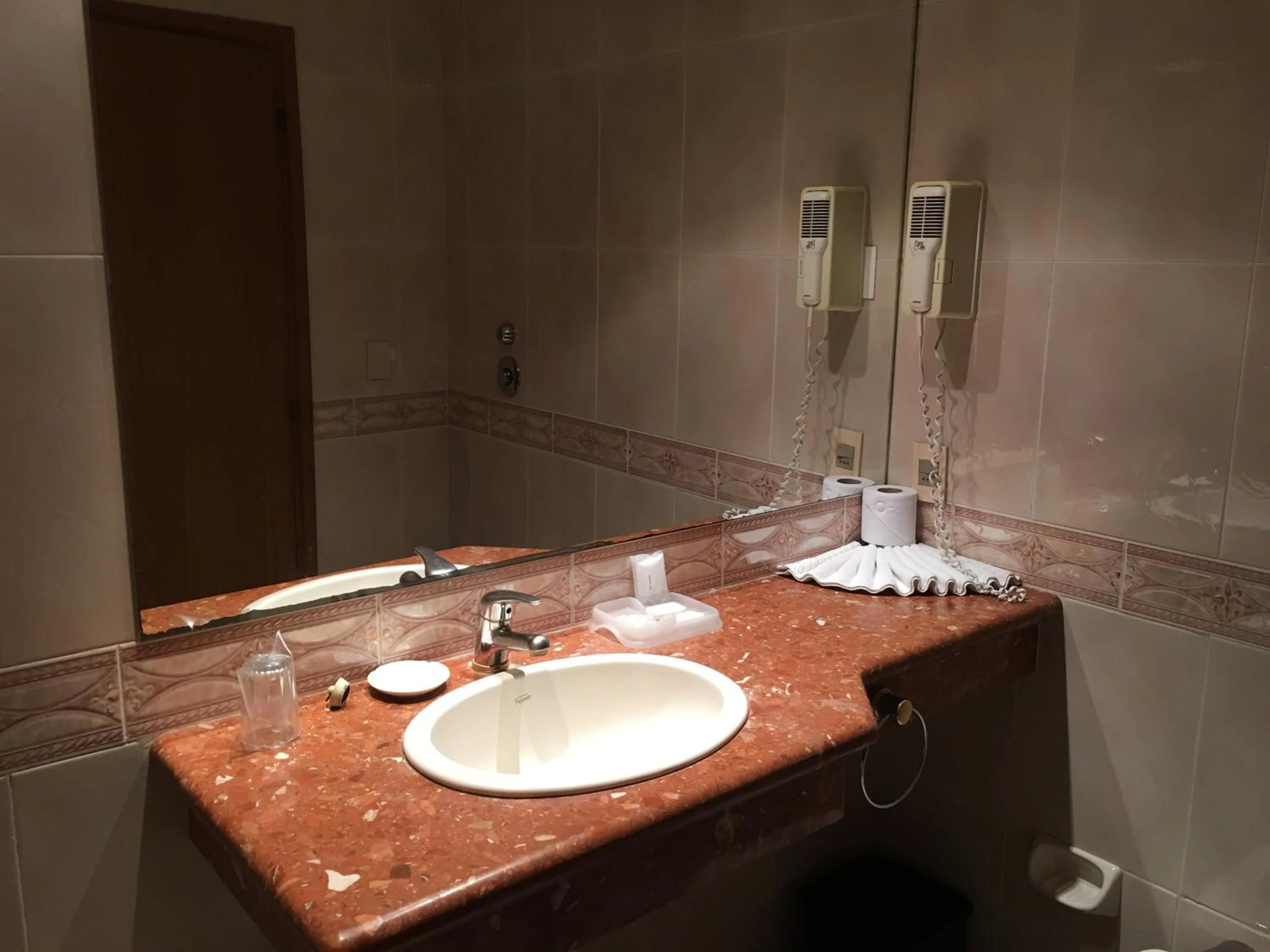 Decorative detail in Crystal Palace Hotel