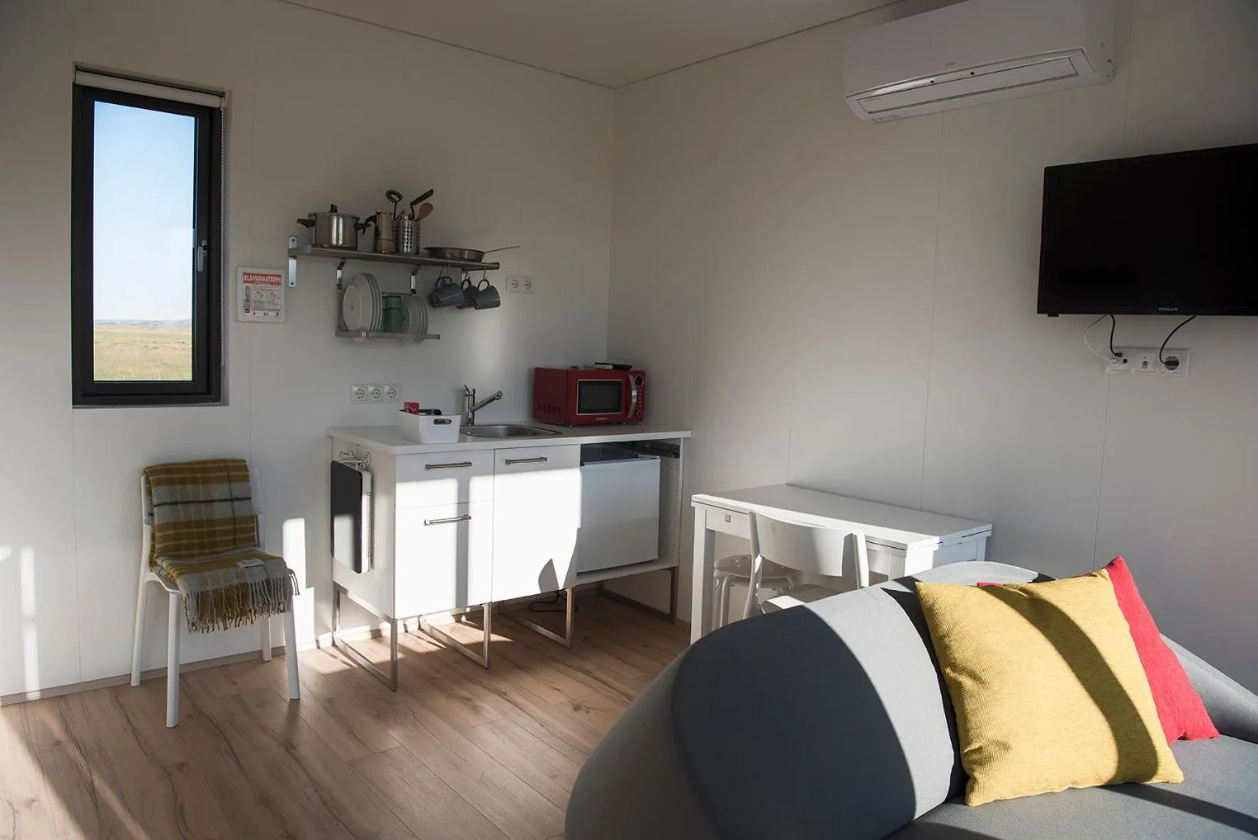 Living room in Brú Guesthouse