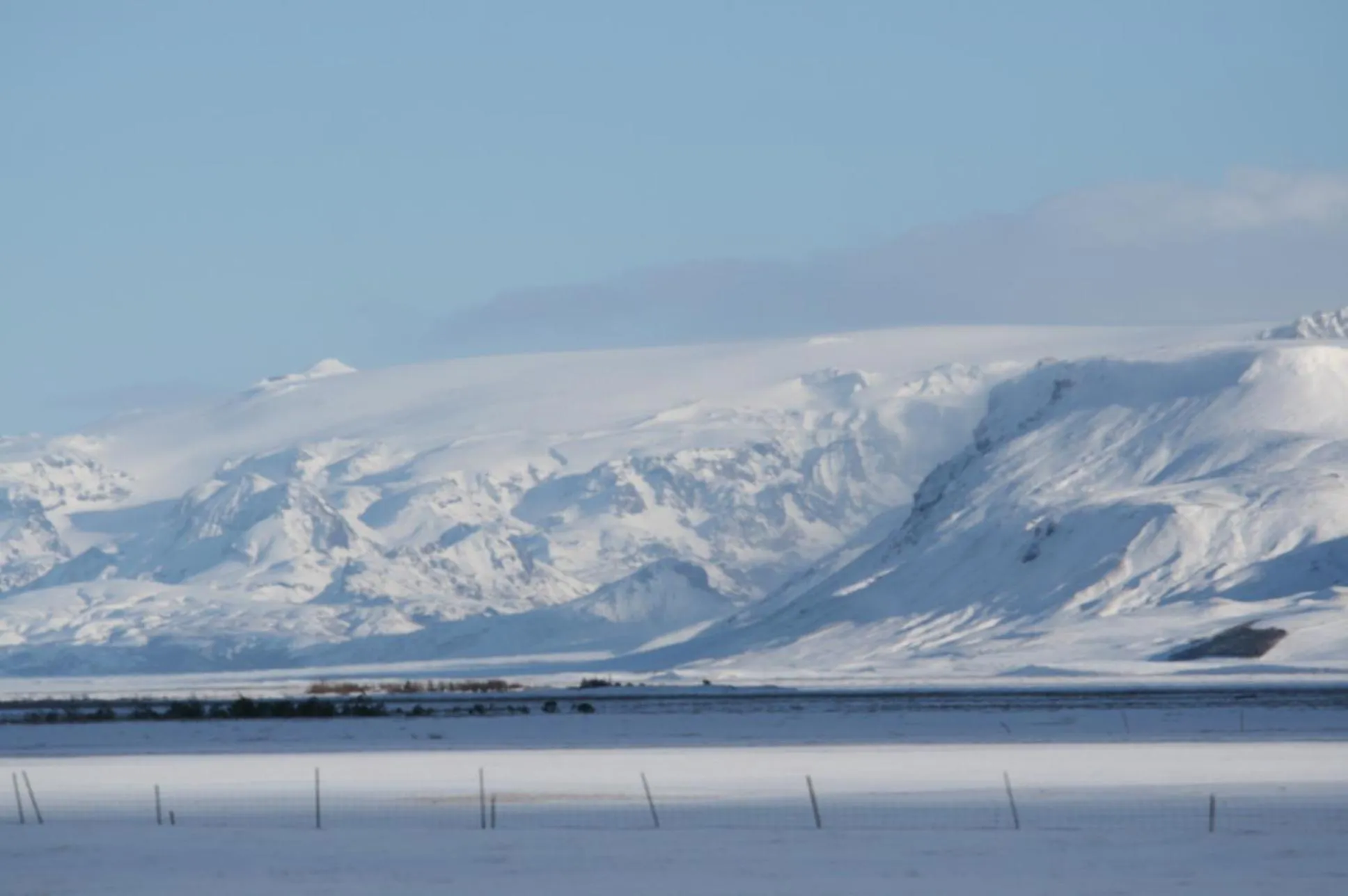 Natural landscape in Brú Guesthouse
