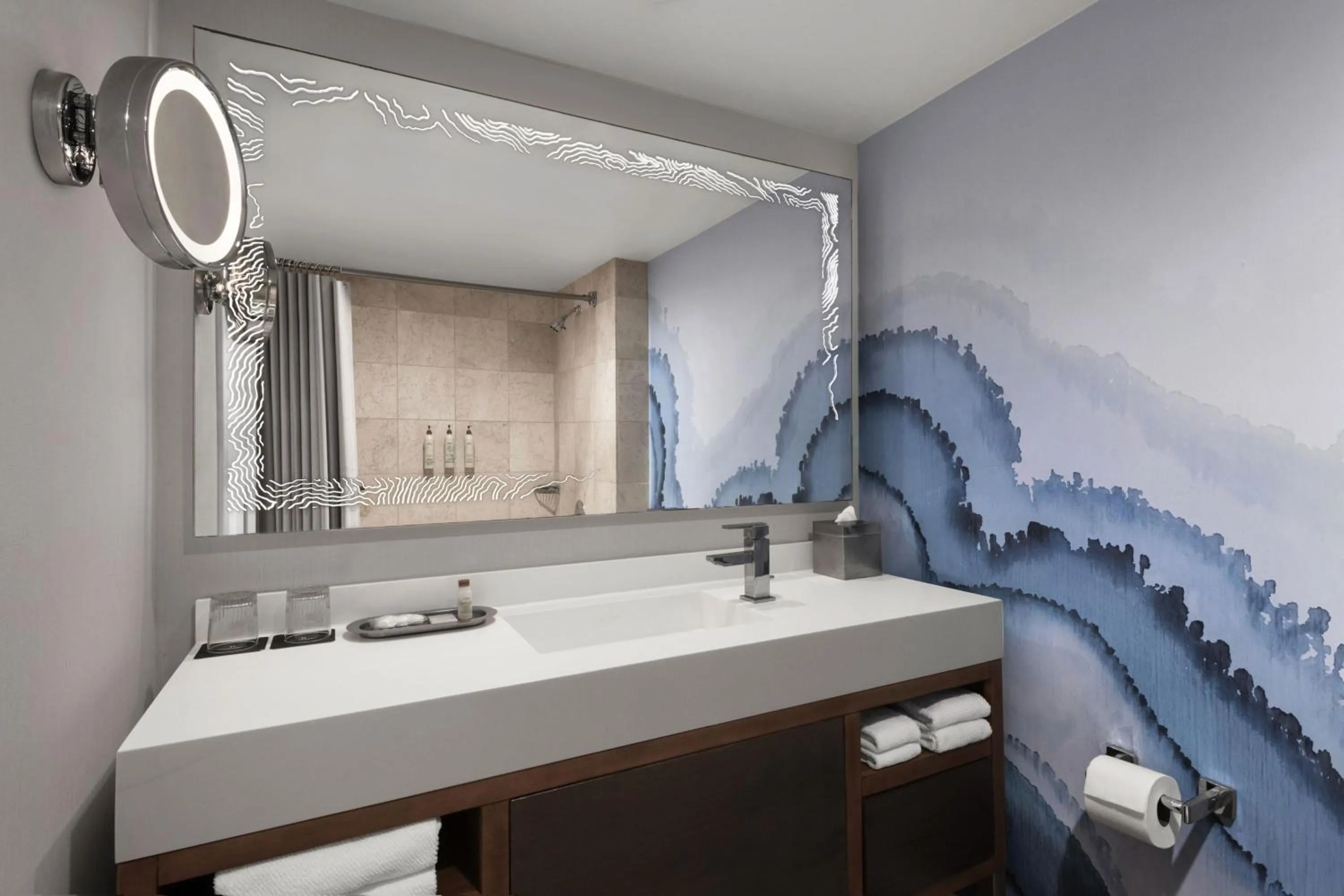 Bathroom in Renaissance Newport Beach Hotel