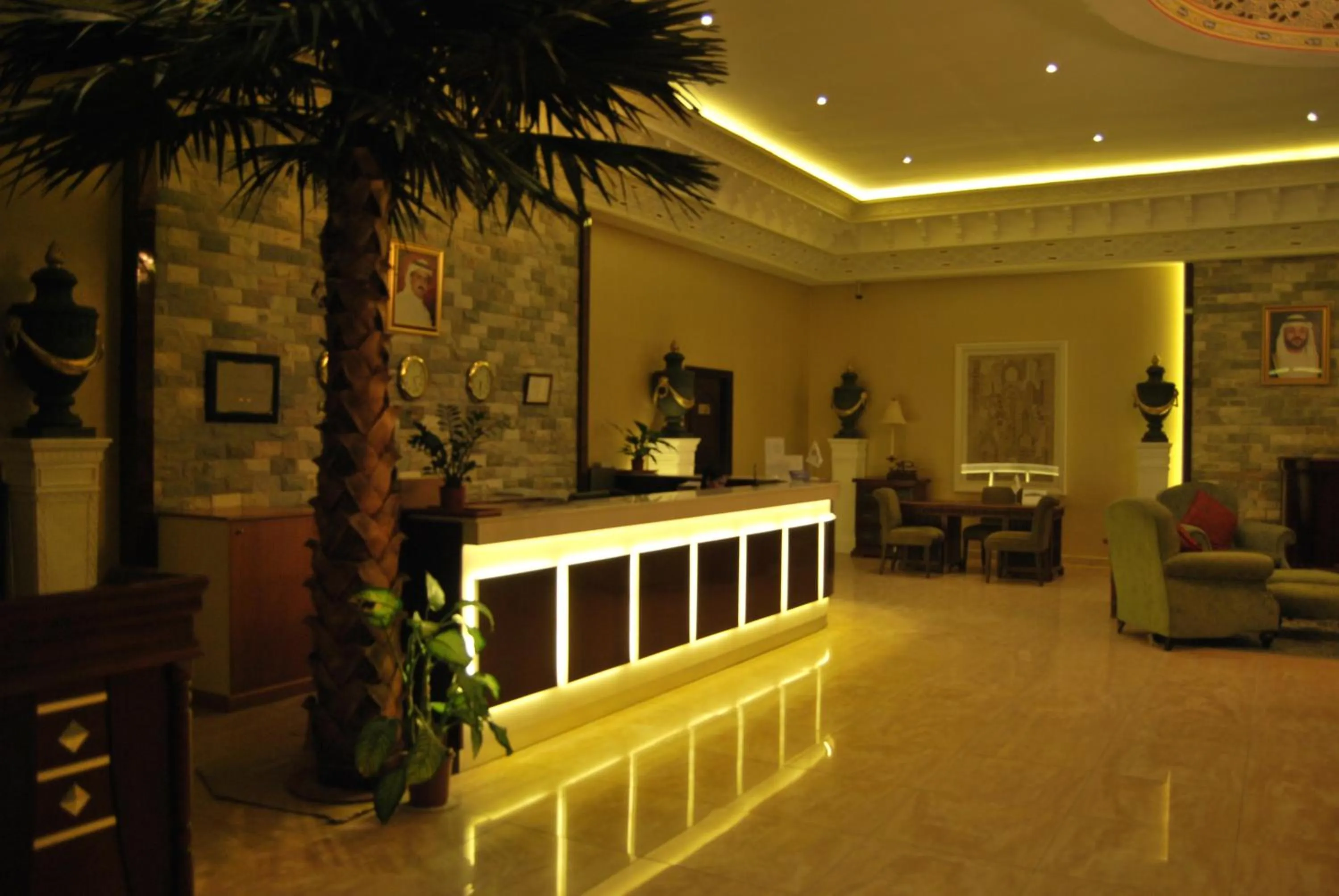 Lobby or reception in Sharjah International Airport Hotel