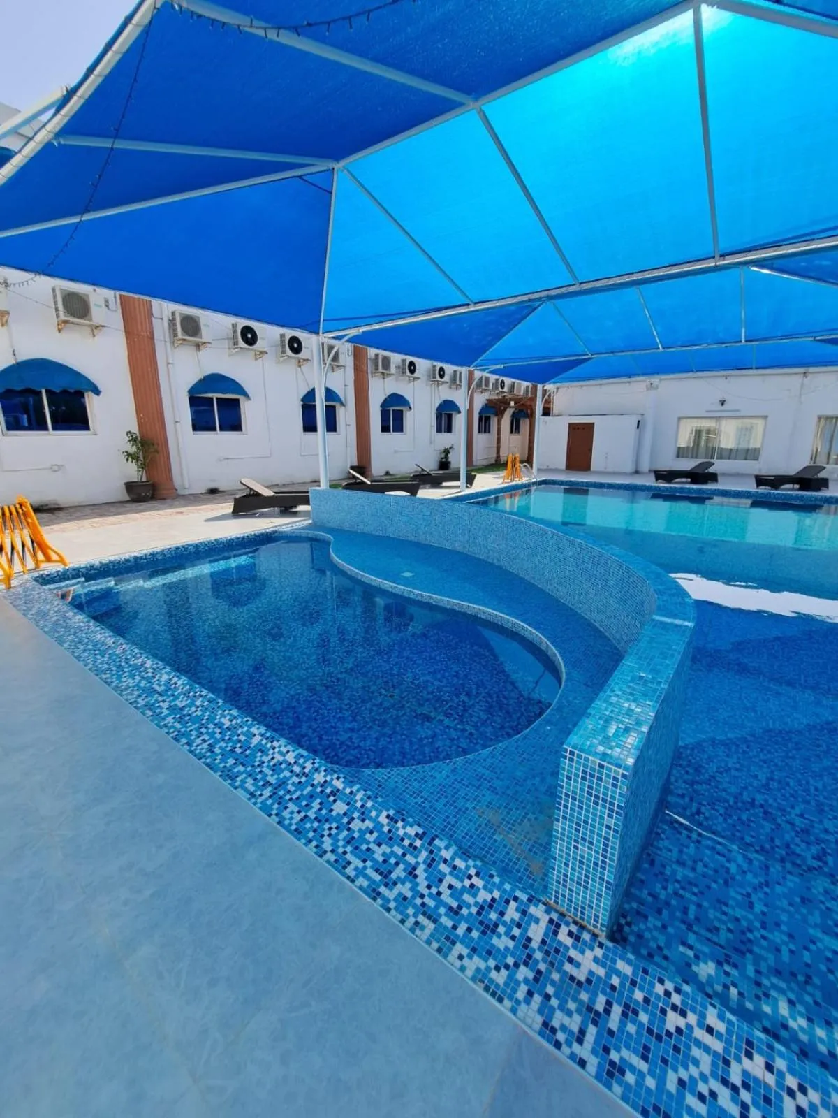 Pool view in Sharjah International Airport Hotel