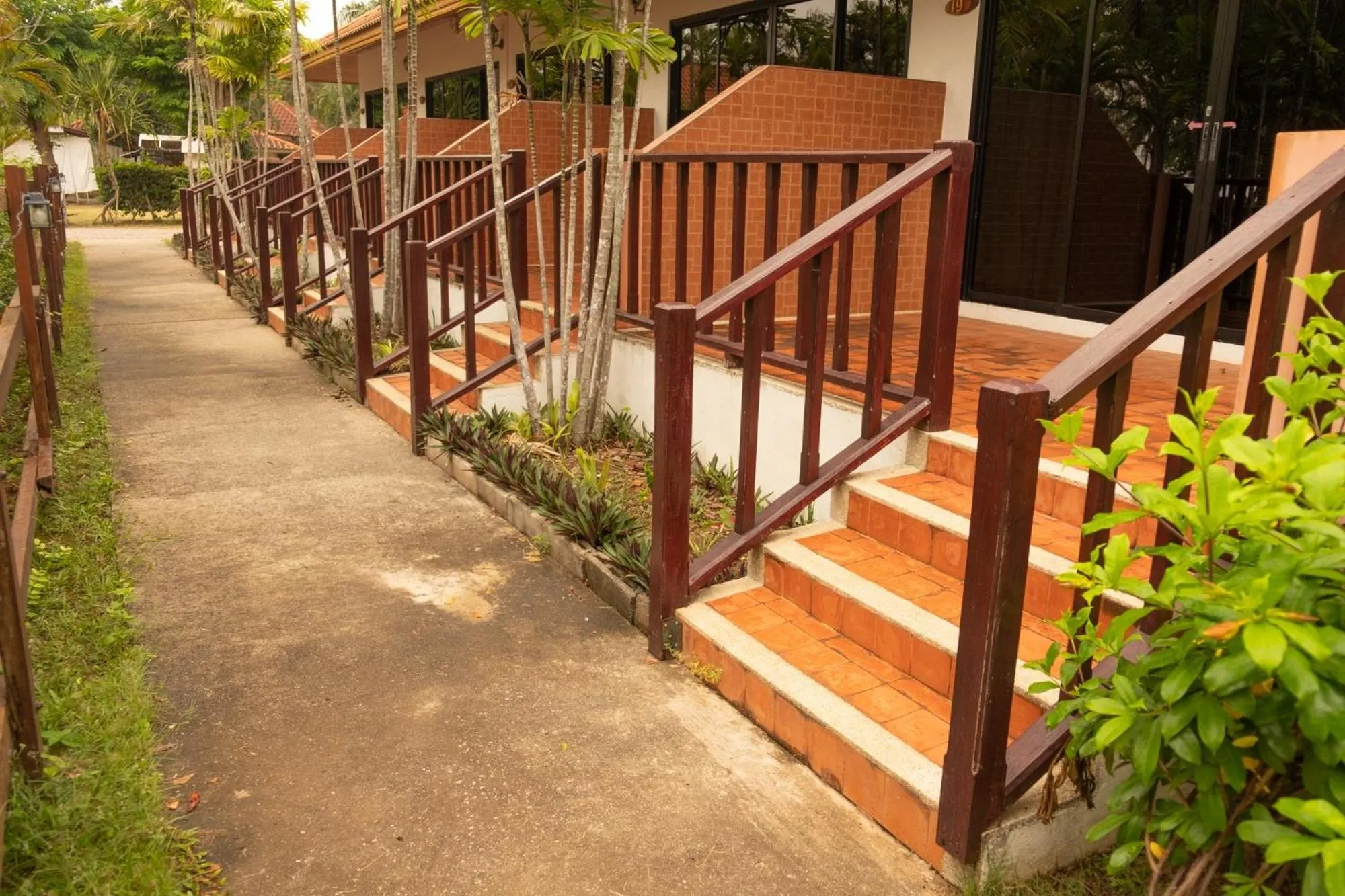 Balcony/Terrace in Sailom Resort Bangsaphan