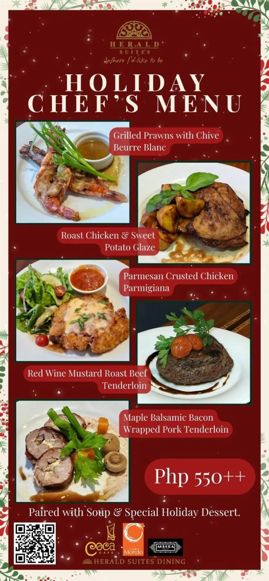 Restaurant/places to eat in Herald Suites Solana