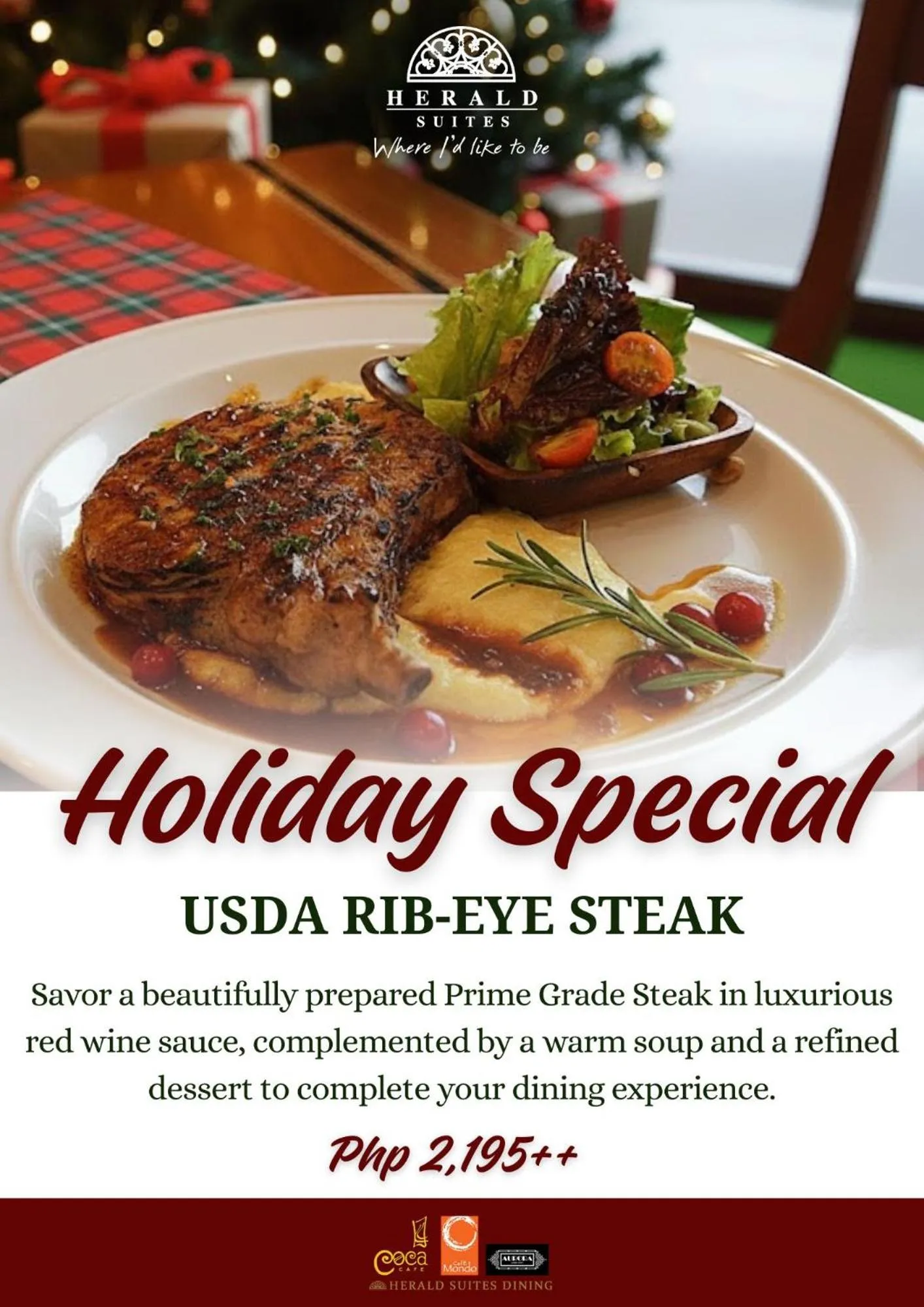 Restaurant/places to eat in Herald Suites Solana