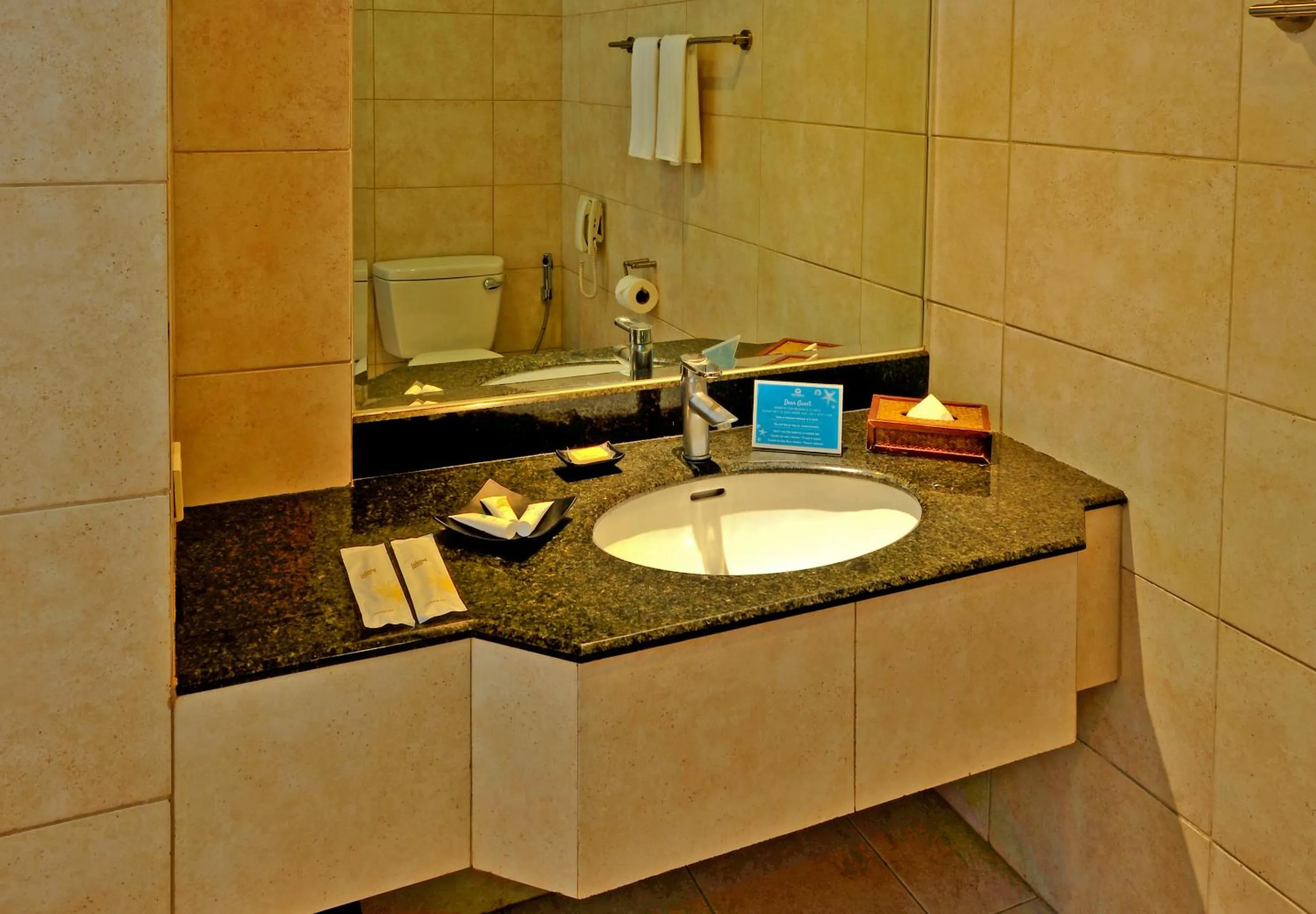 Shower in Costabella Tropical Beach Hotel