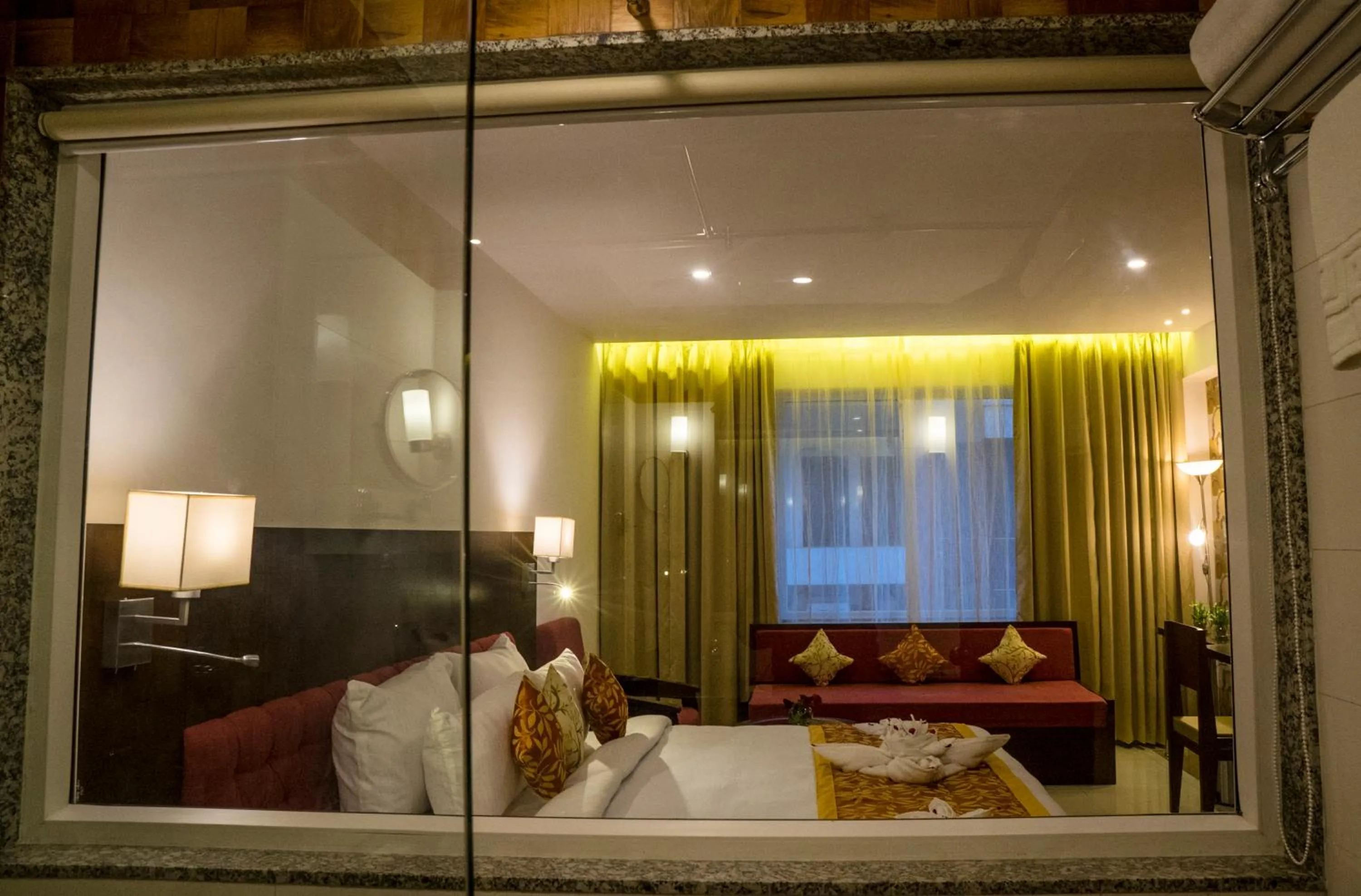 Bathroom in Hotel Udai Median