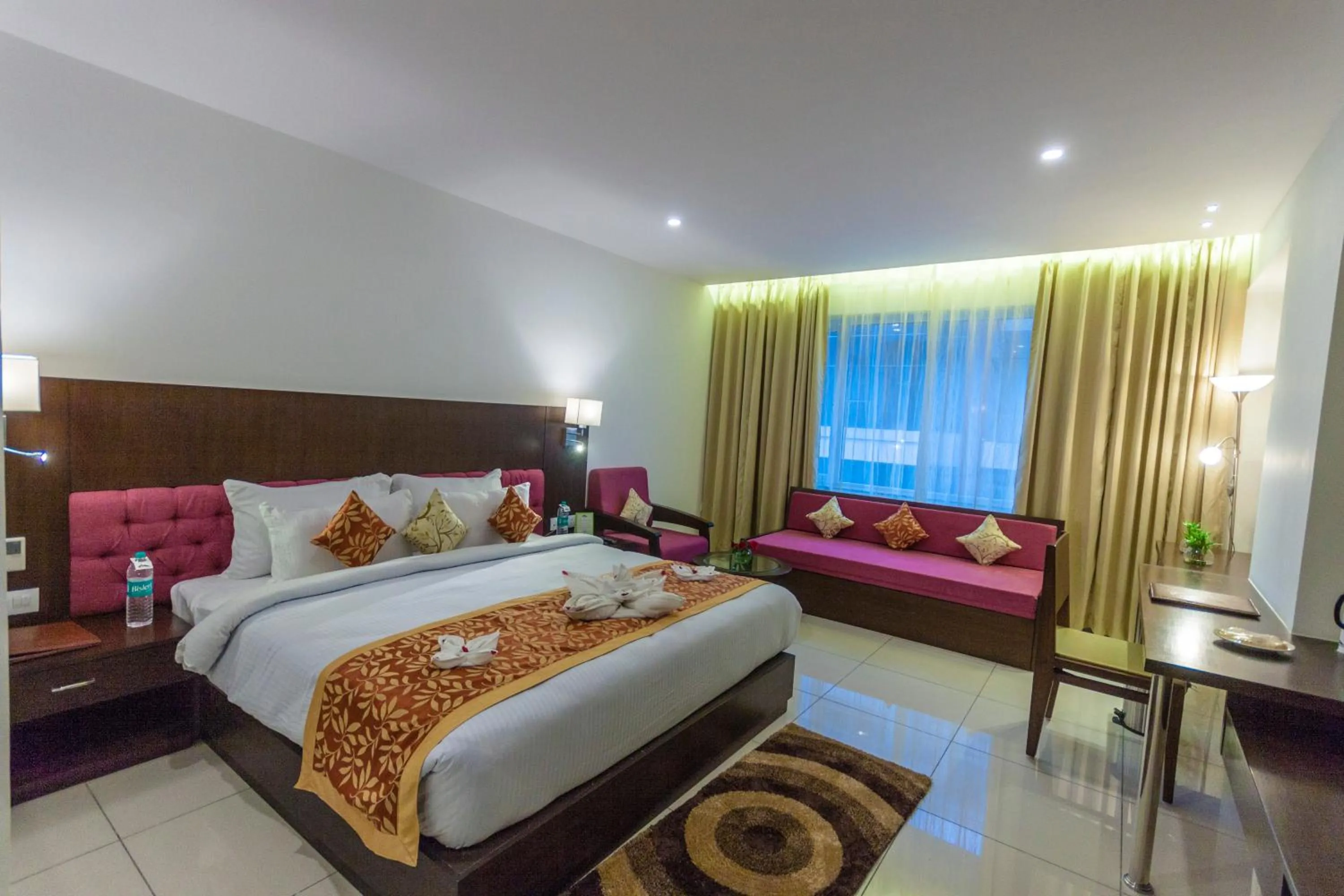 Bed in Hotel Udai Median