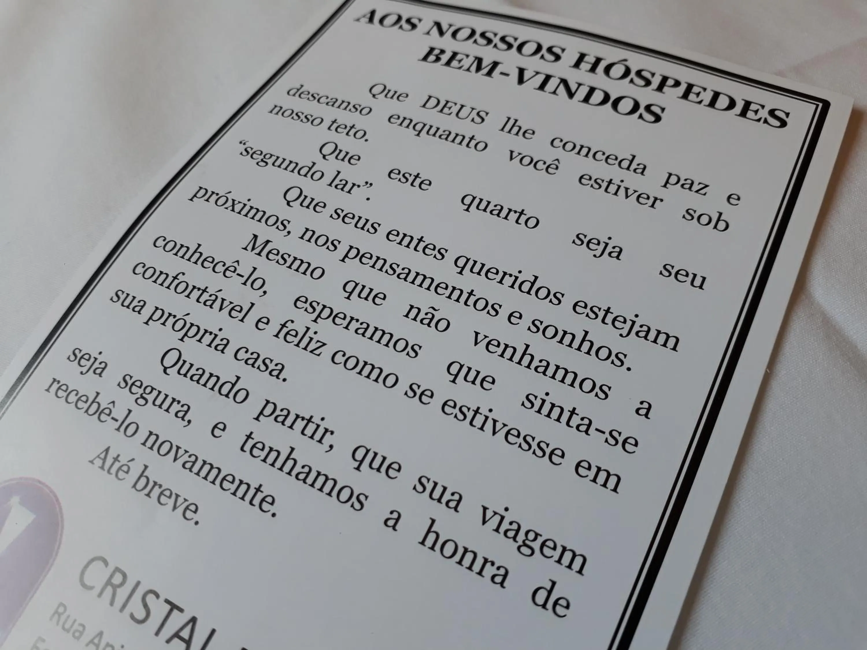 Decorative detail in Cristal Palace Inn