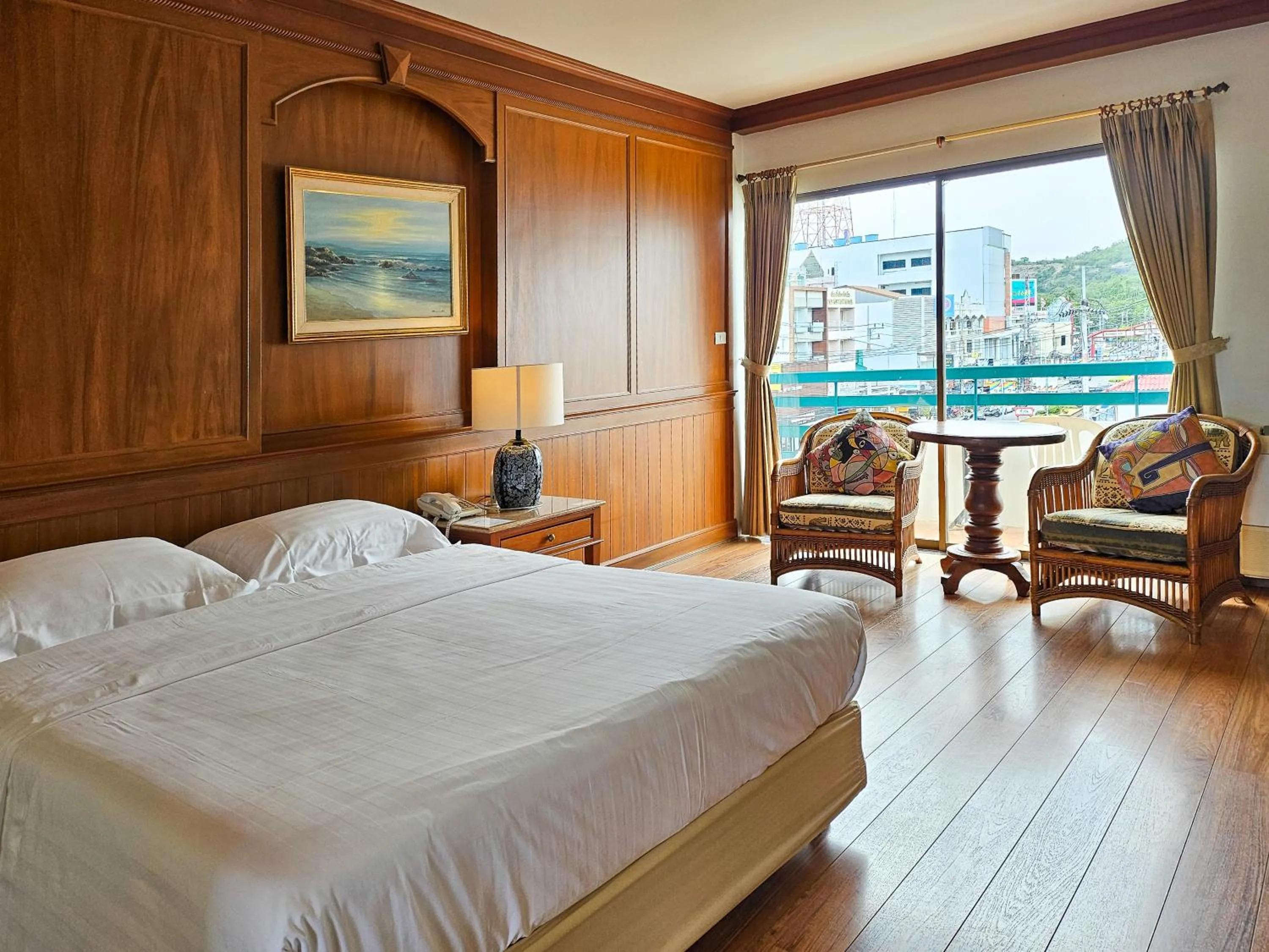 Bed in Sirin Hotel Hua Hin