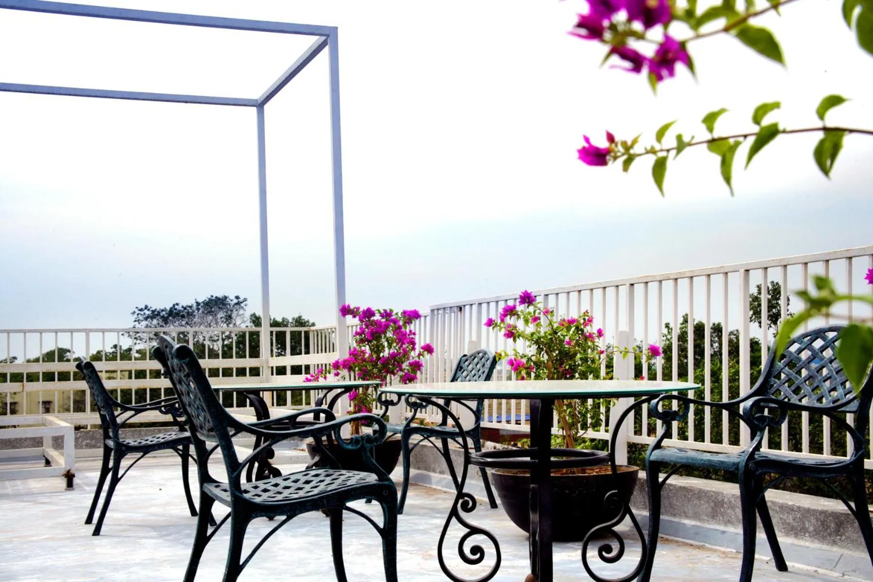 Balcony/Terrace in Hotel Villa Highnest - Oragadam -Sriperumbudur