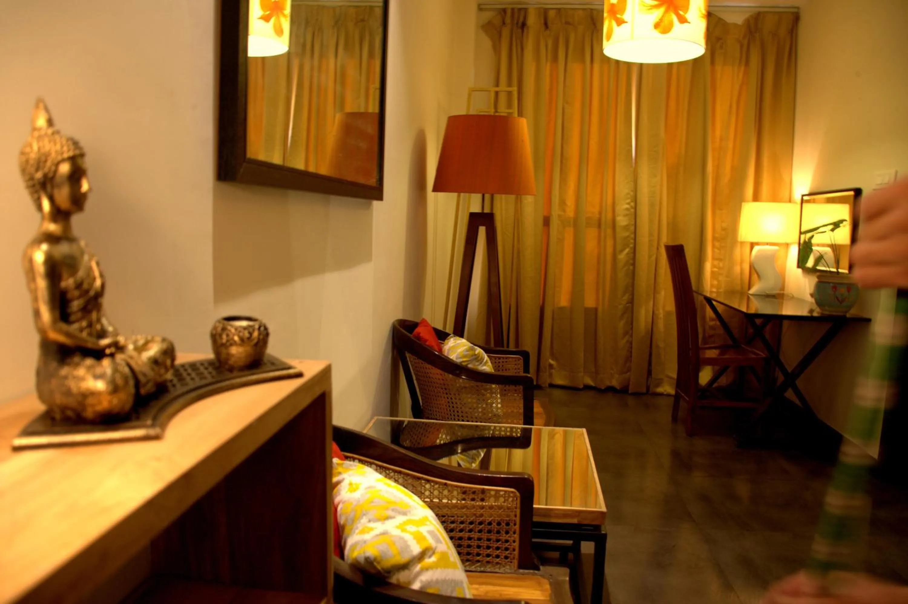 Seating area in Hotel Villa Highnest - Oragadam -Sriperumbudur