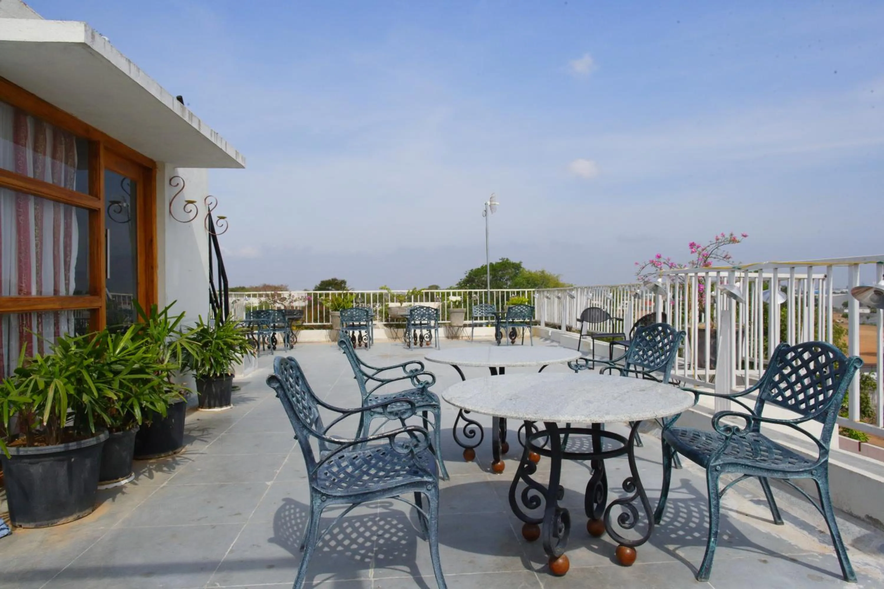 Balcony/Terrace in Hotel Villa Highnest - Oragadam -Sriperumbudur