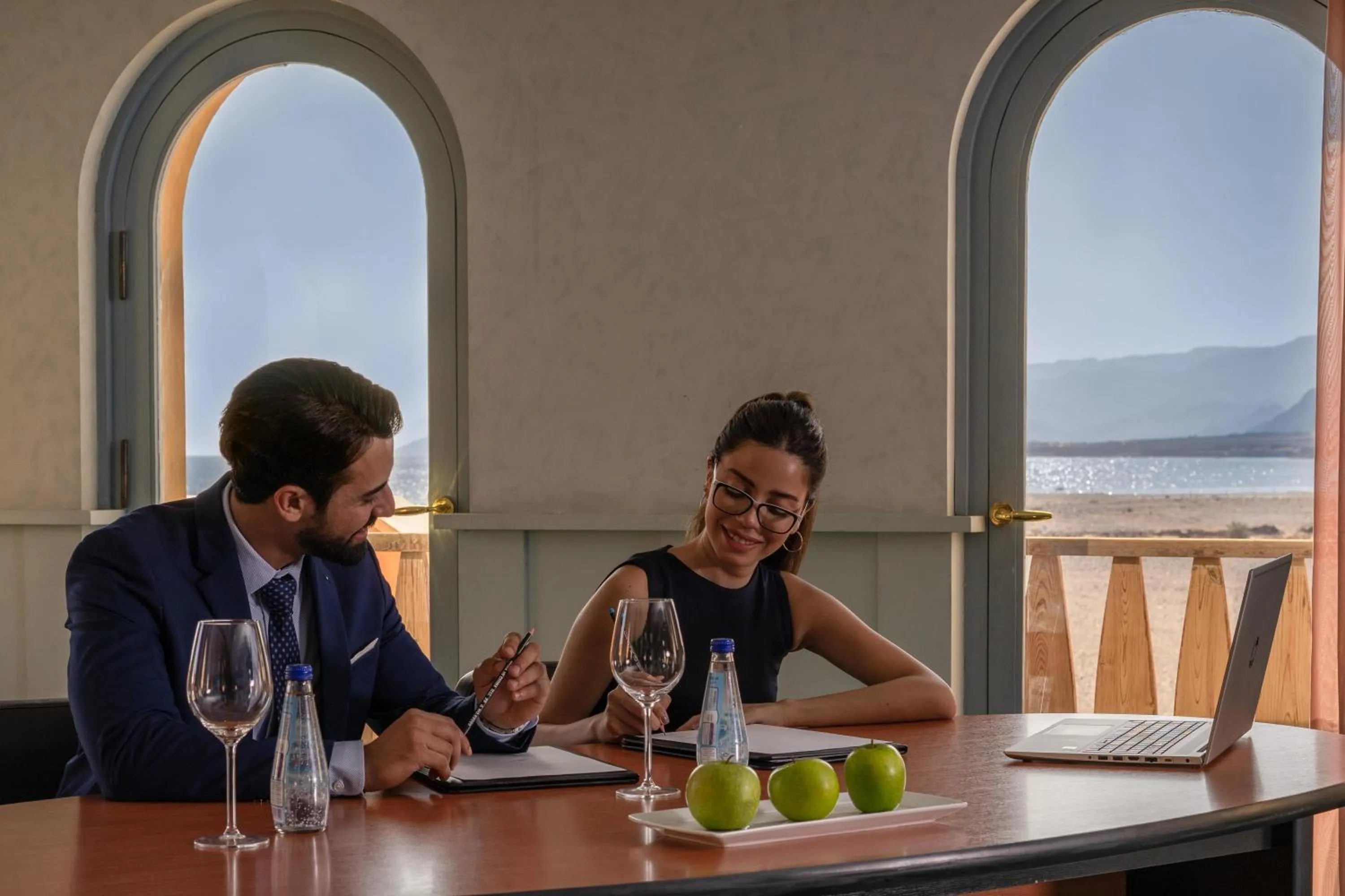 People in Strand Beach Resort