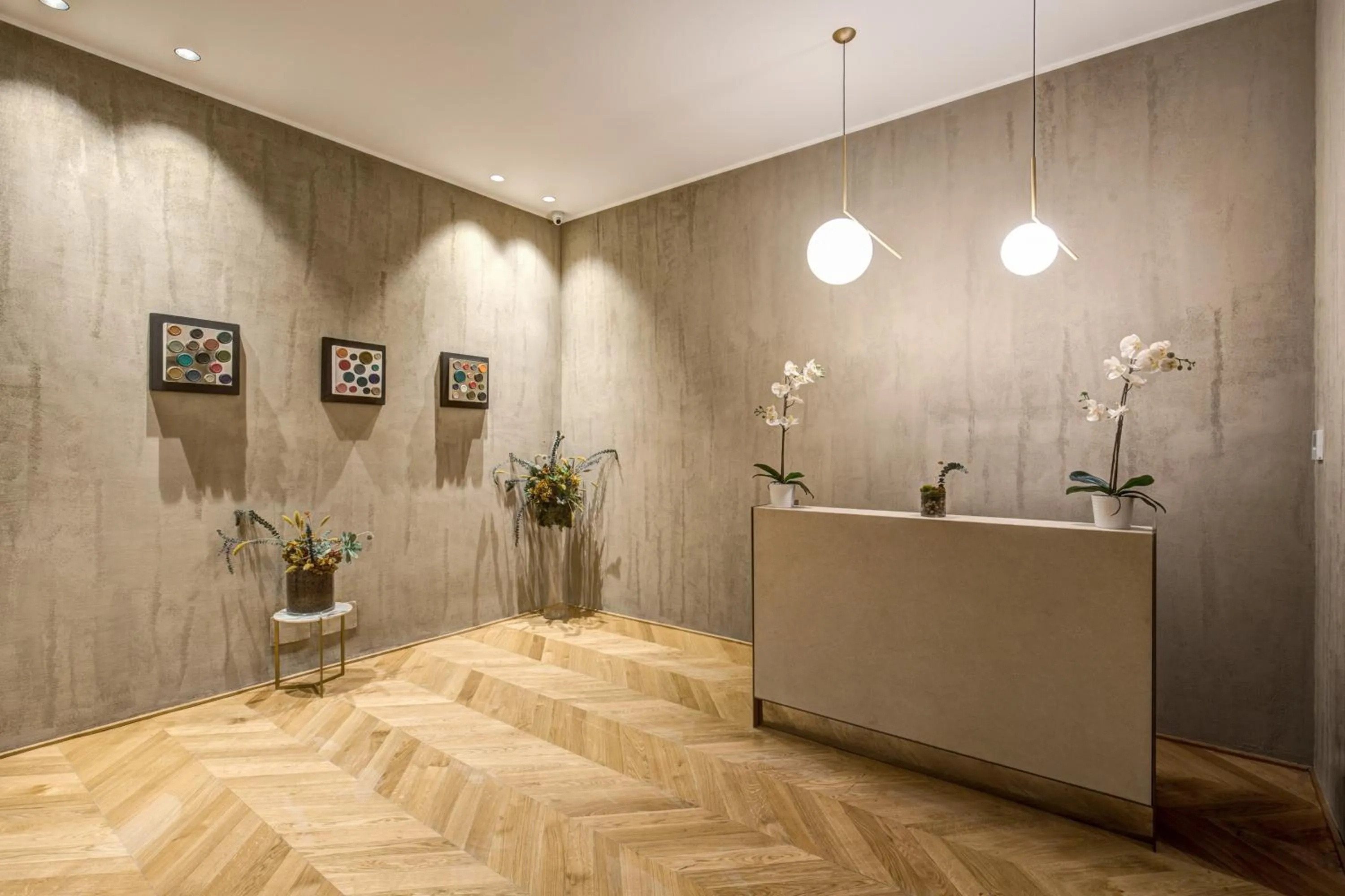 Lobby or reception in G55 Design Hotel