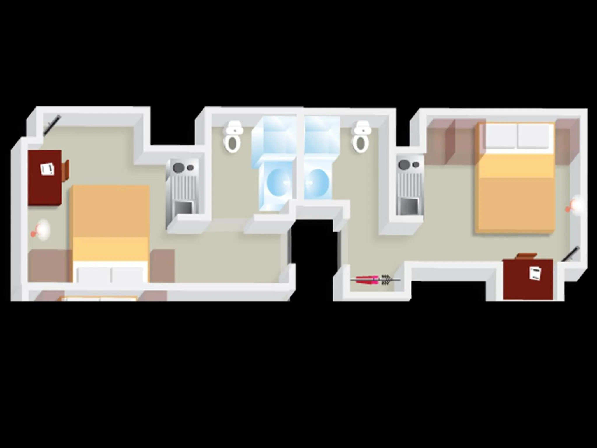 Bedroom in L'aparthoteL LhL