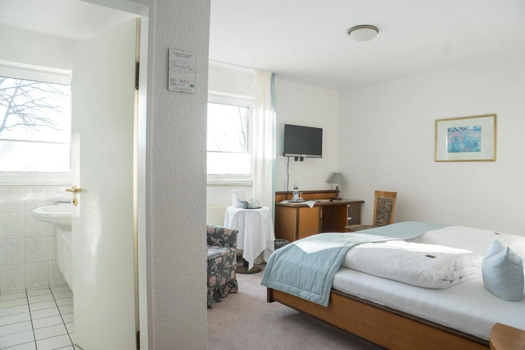 Bedroom, Bed in Hotel Chalet