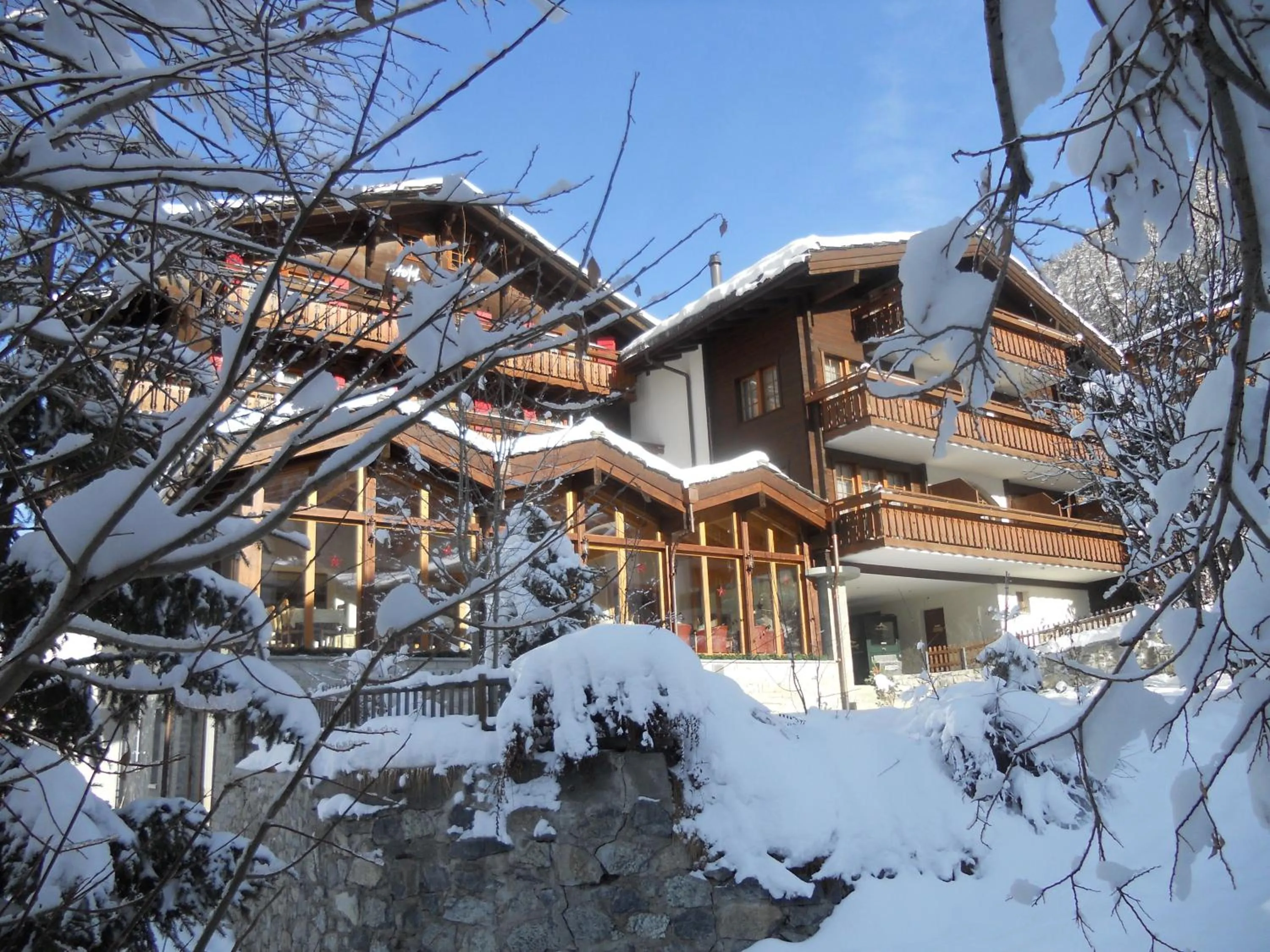 Facade/entrance, Winter in Hotel Dufour Chalet - Adults only