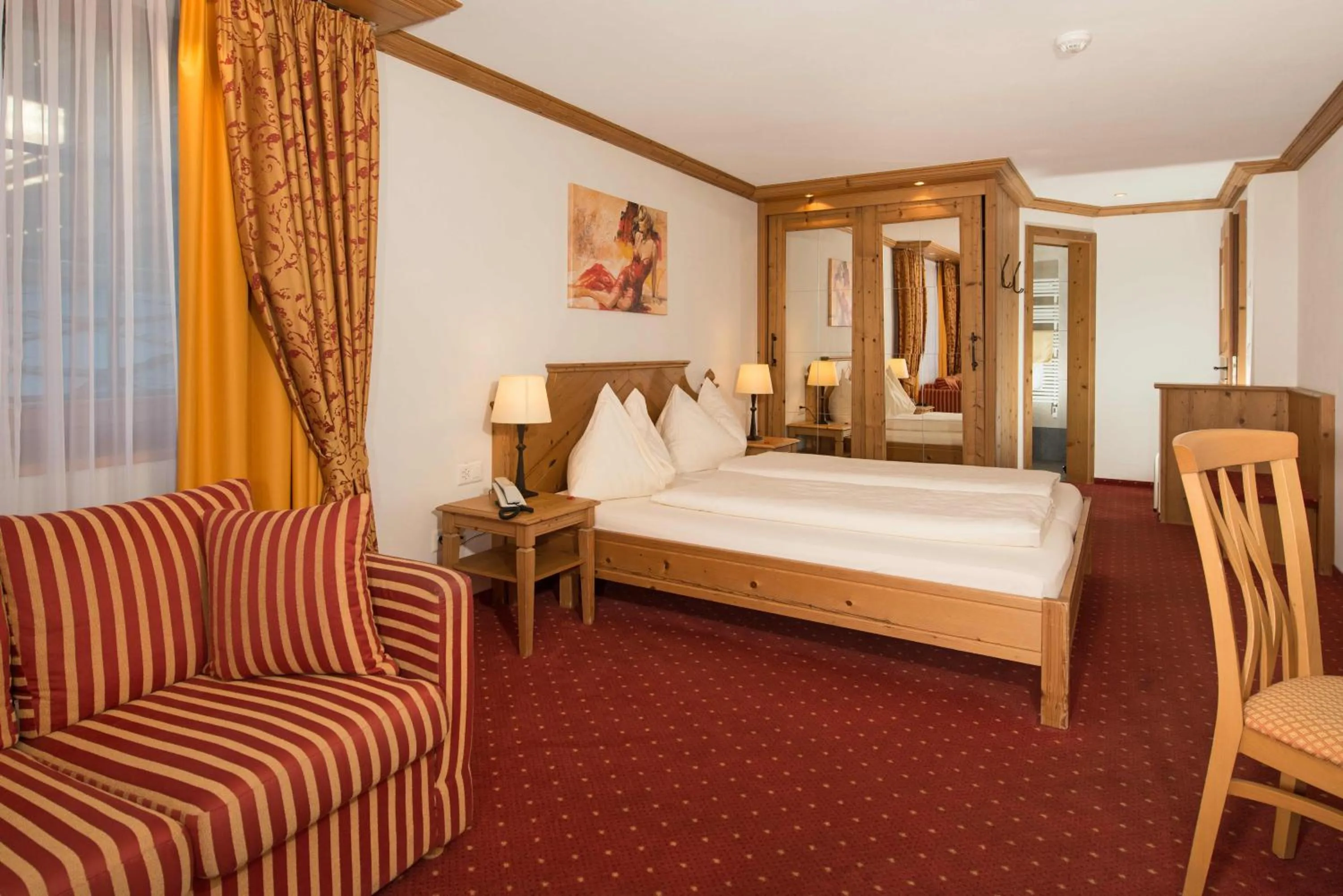 Seating area in Hotel Dufour Chalet - Adults only