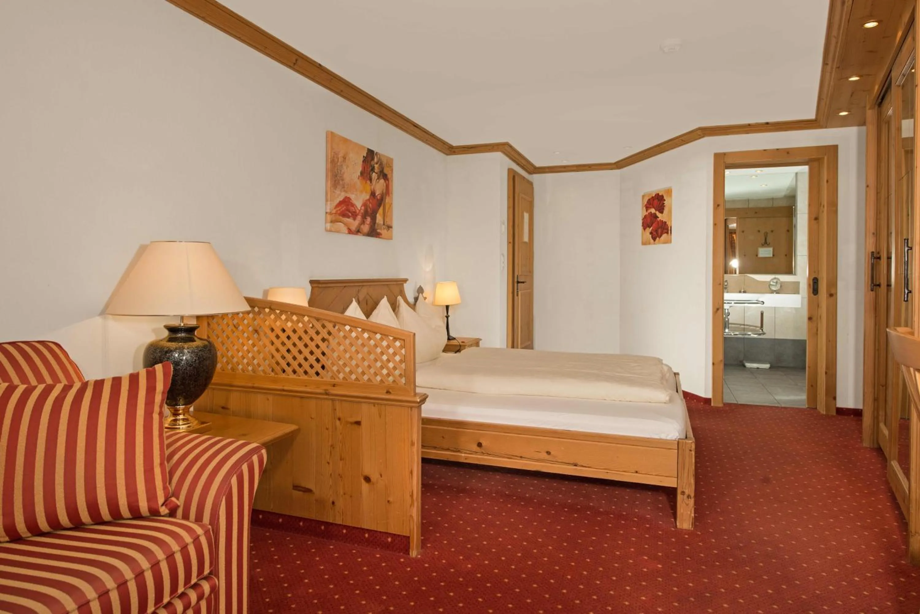 Seating area in Hotel Dufour Chalet - Adults only