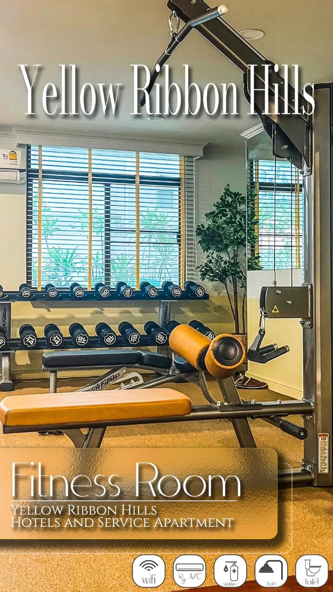Fitness centre/facilities in Yellow Ribbon Hills Boutique Suites